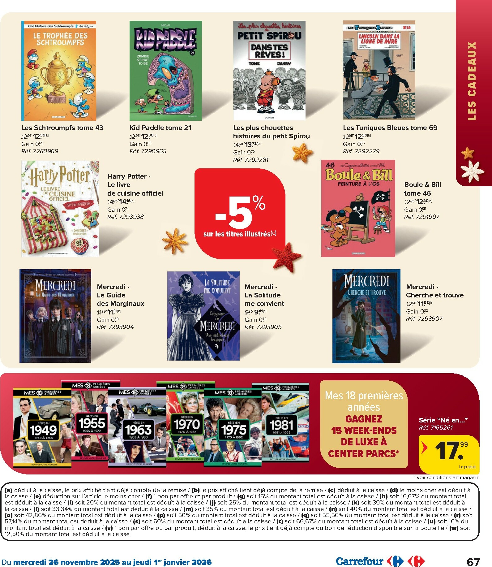 carrefour - De Carrefour - Des fêtes pour tous les goûts! folder geldig vanaf 26/11 t/m 01/01 - page: 67