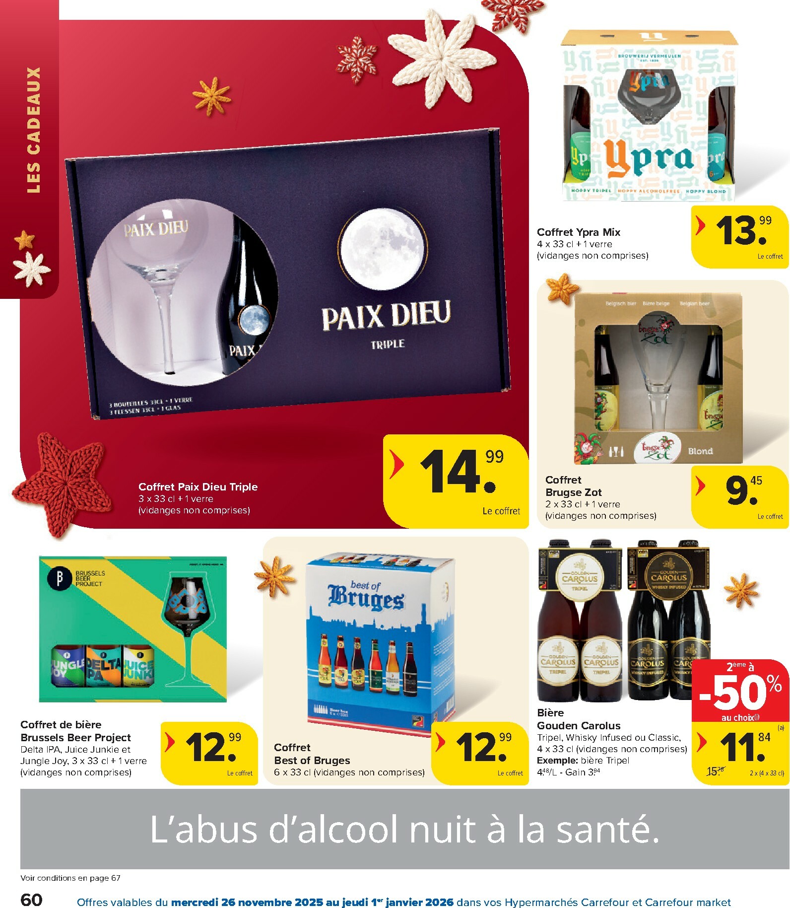 carrefour - De Carrefour - Des fêtes pour tous les goûts! folder geldig vanaf 26/11 t/m 01/01 - page: 60