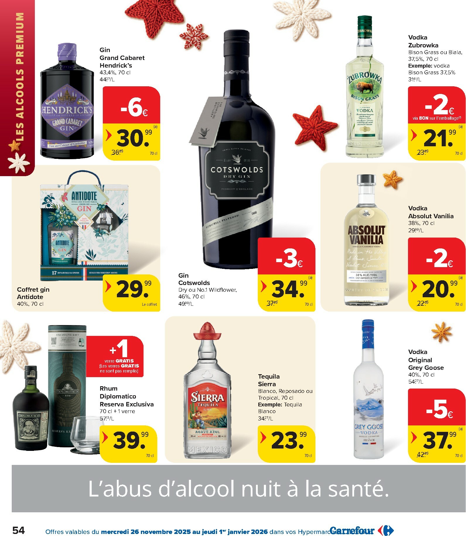 carrefour - De Carrefour - Des fêtes pour tous les goûts! folder geldig vanaf 26/11 t/m 01/01 - page: 54