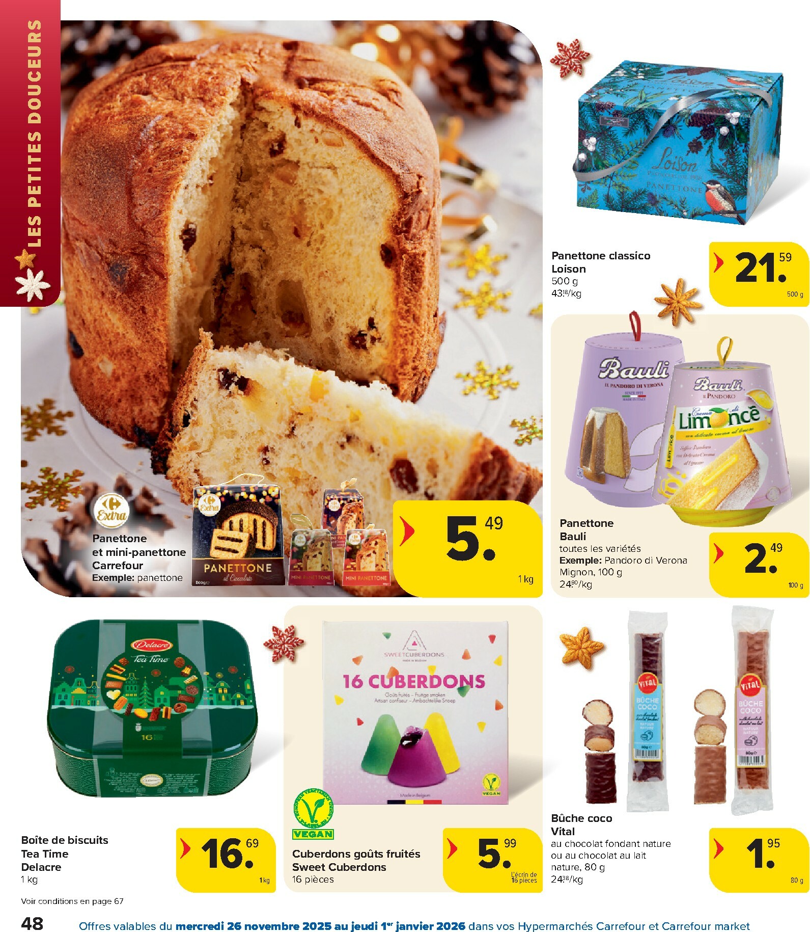 carrefour - De Carrefour - Des fêtes pour tous les goûts! folder geldig vanaf 26/11 t/m 01/01 - page: 48