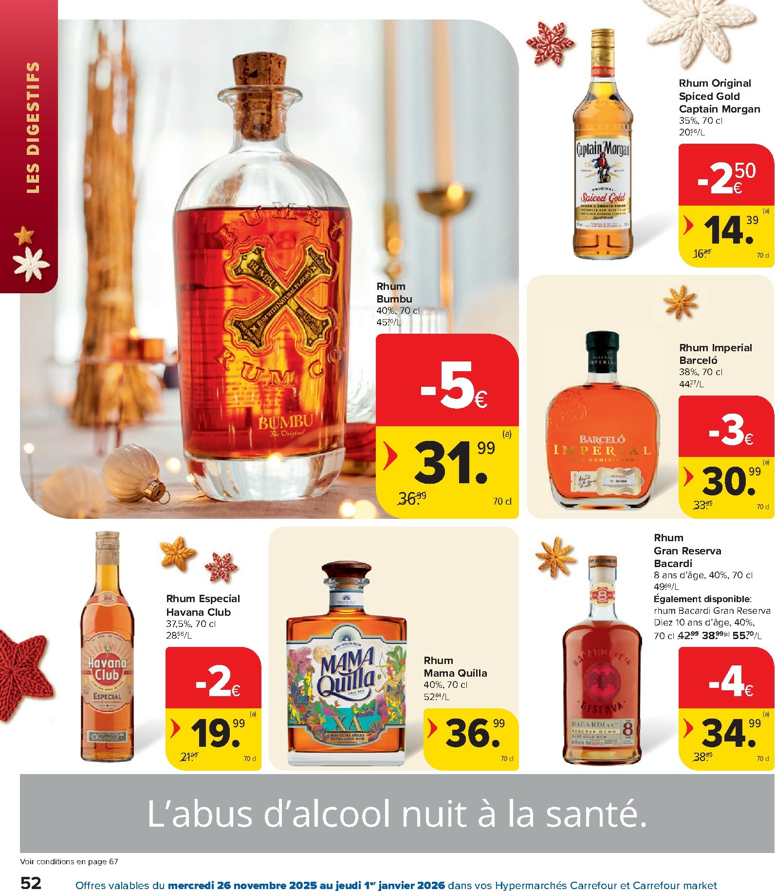 carrefour - De Carrefour - Des fêtes pour tous les goûts! folder geldig vanaf 26/11 t/m 01/01 - page: 52