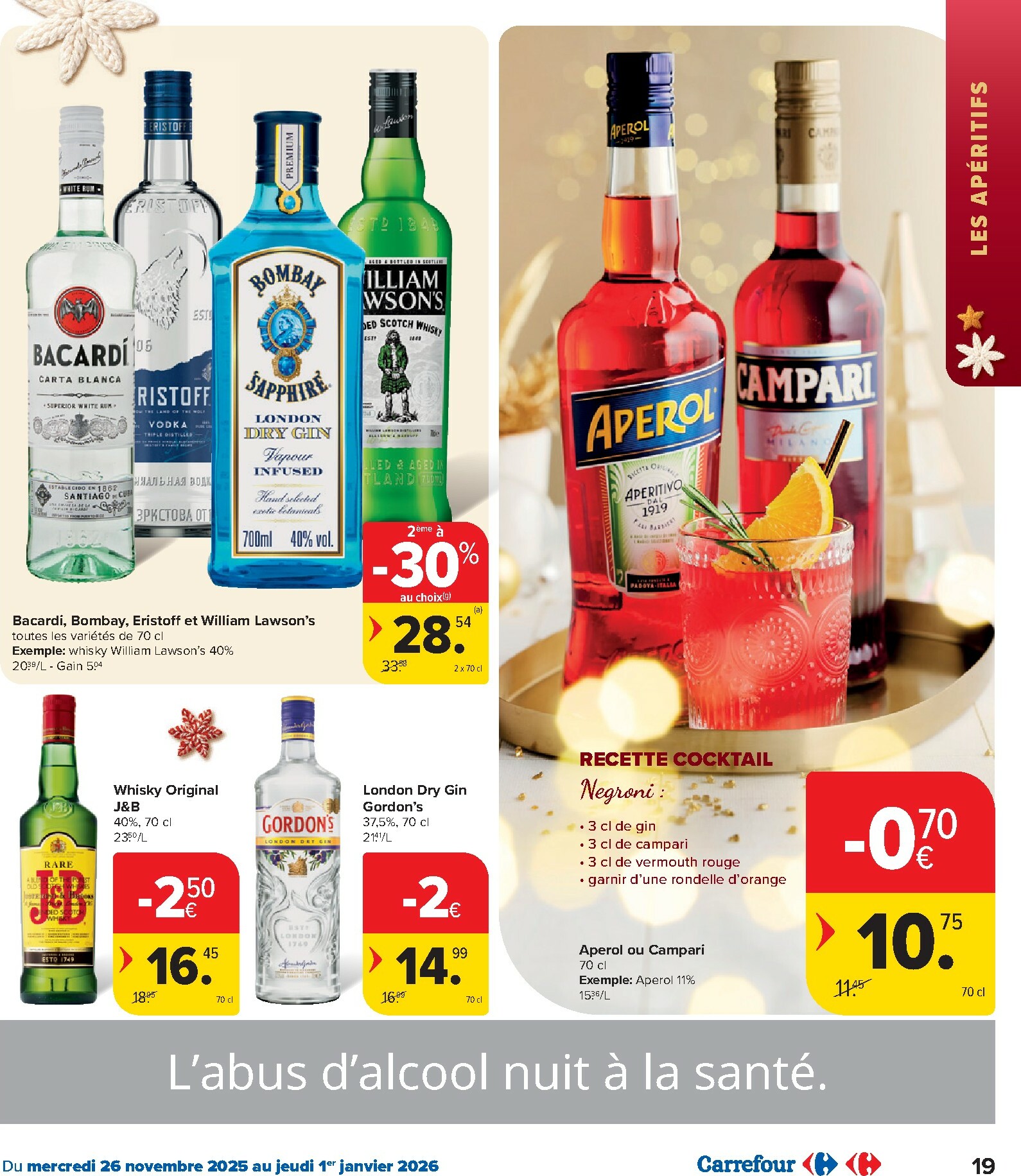 carrefour - De Carrefour - Des fêtes pour tous les goûts! folder geldig vanaf 26/11 t/m 01/01 - page: 19