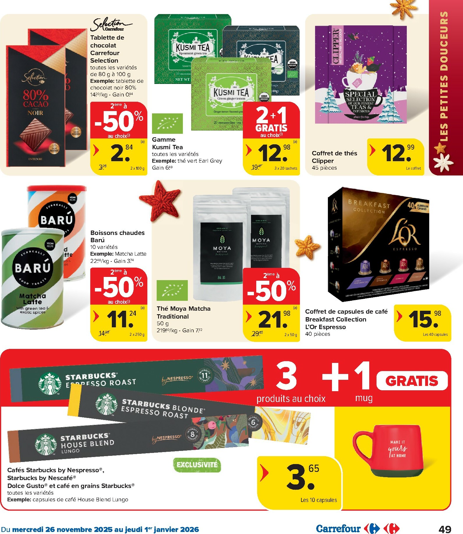 carrefour - De Carrefour - Des fêtes pour tous les goûts! folder geldig vanaf 26/11 t/m 01/01 - page: 49