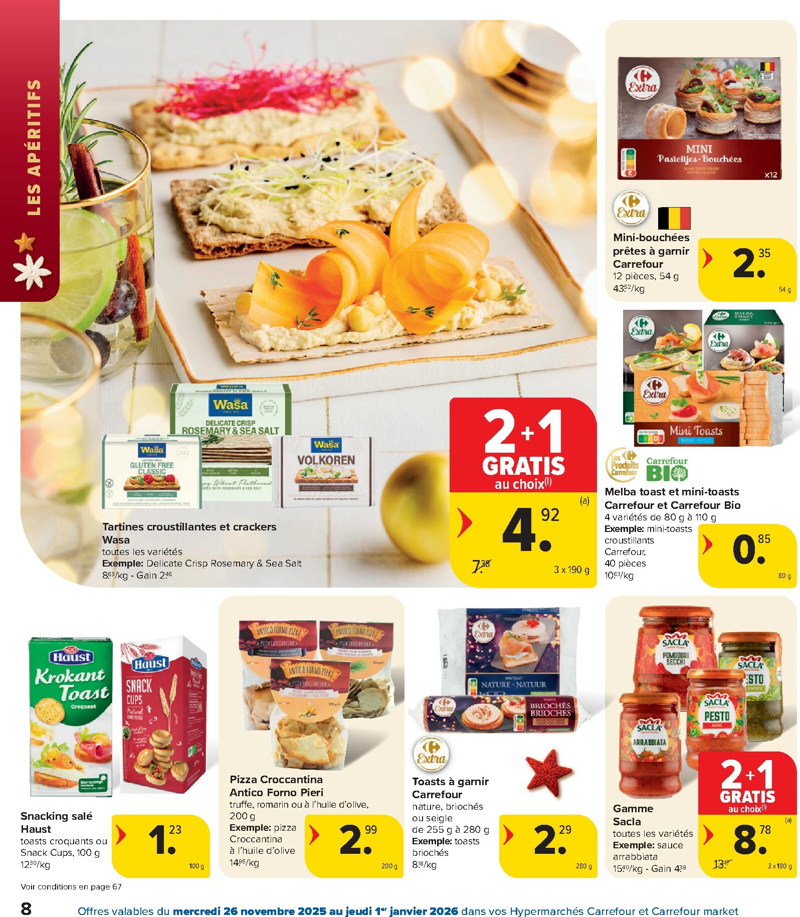 carrefour - De Carrefour - Des fêtes pour tous les goûts! folder geldig vanaf 26/11 t/m 01/01 - page: 8