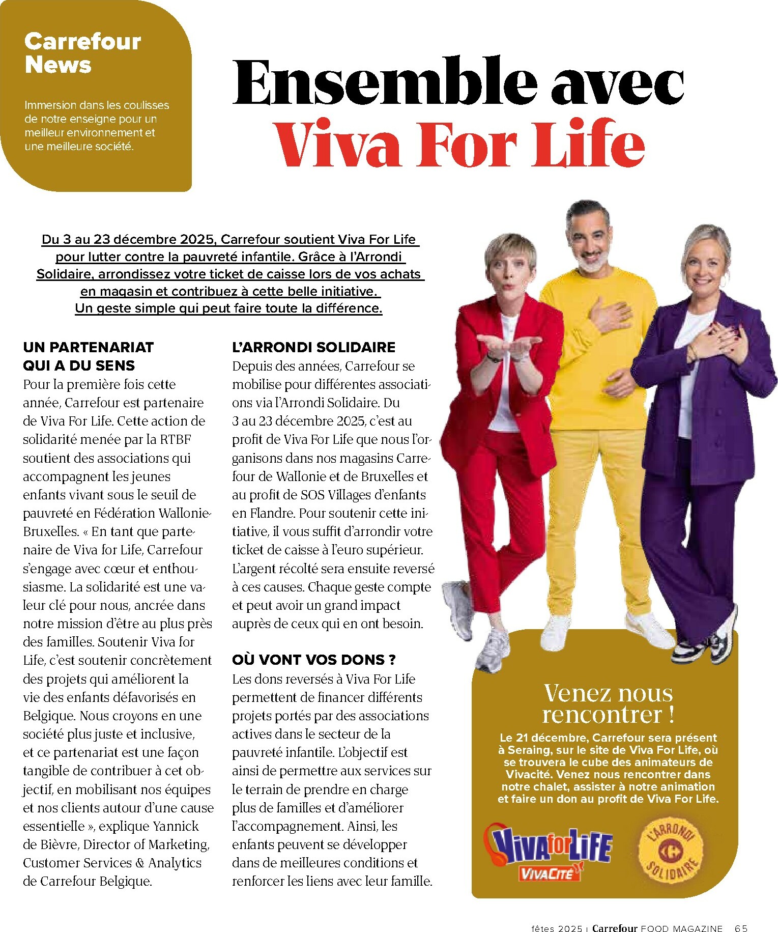 carrefour - De Carrefour - Food Magazine folder geldig vanaf 21/11 t/m 15/01 - page: 65