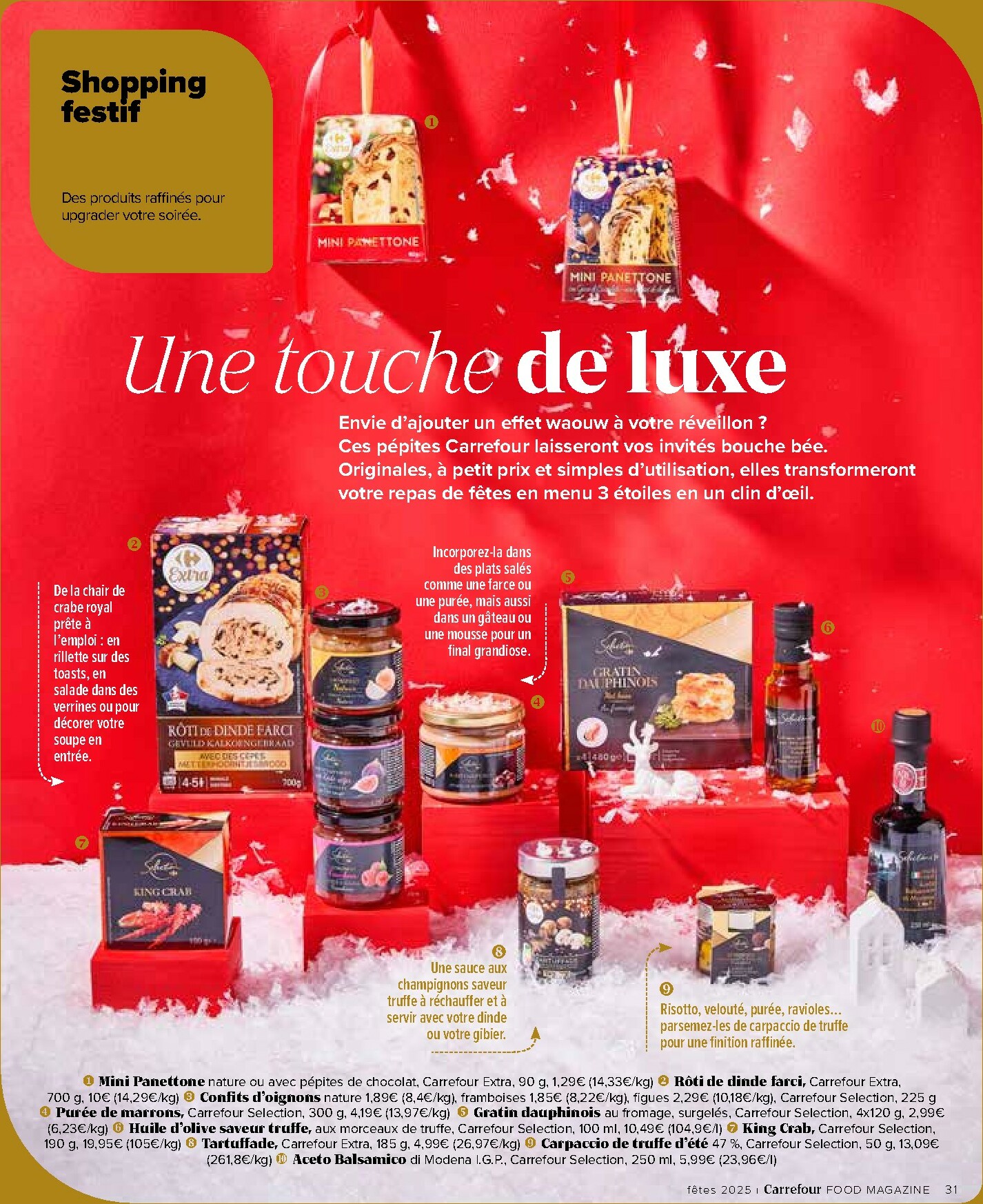 carrefour - De Carrefour - Food Magazine folder geldig vanaf 21/11 t/m 15/01 - page: 31