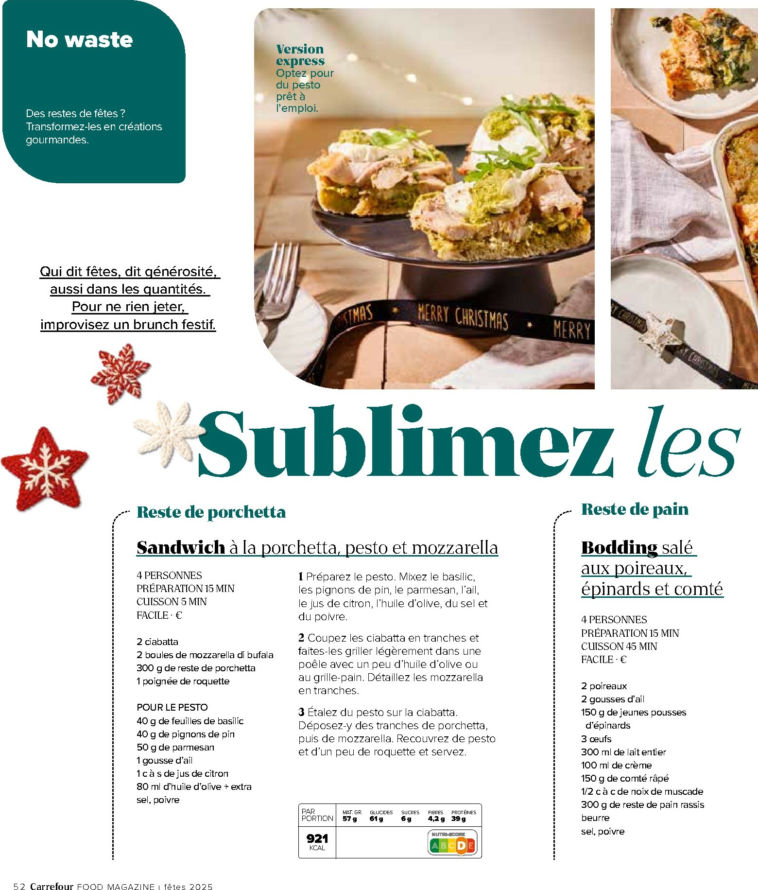carrefour - De Carrefour - Food Magazine folder geldig vanaf 21/11 t/m 15/01 - page: 52
