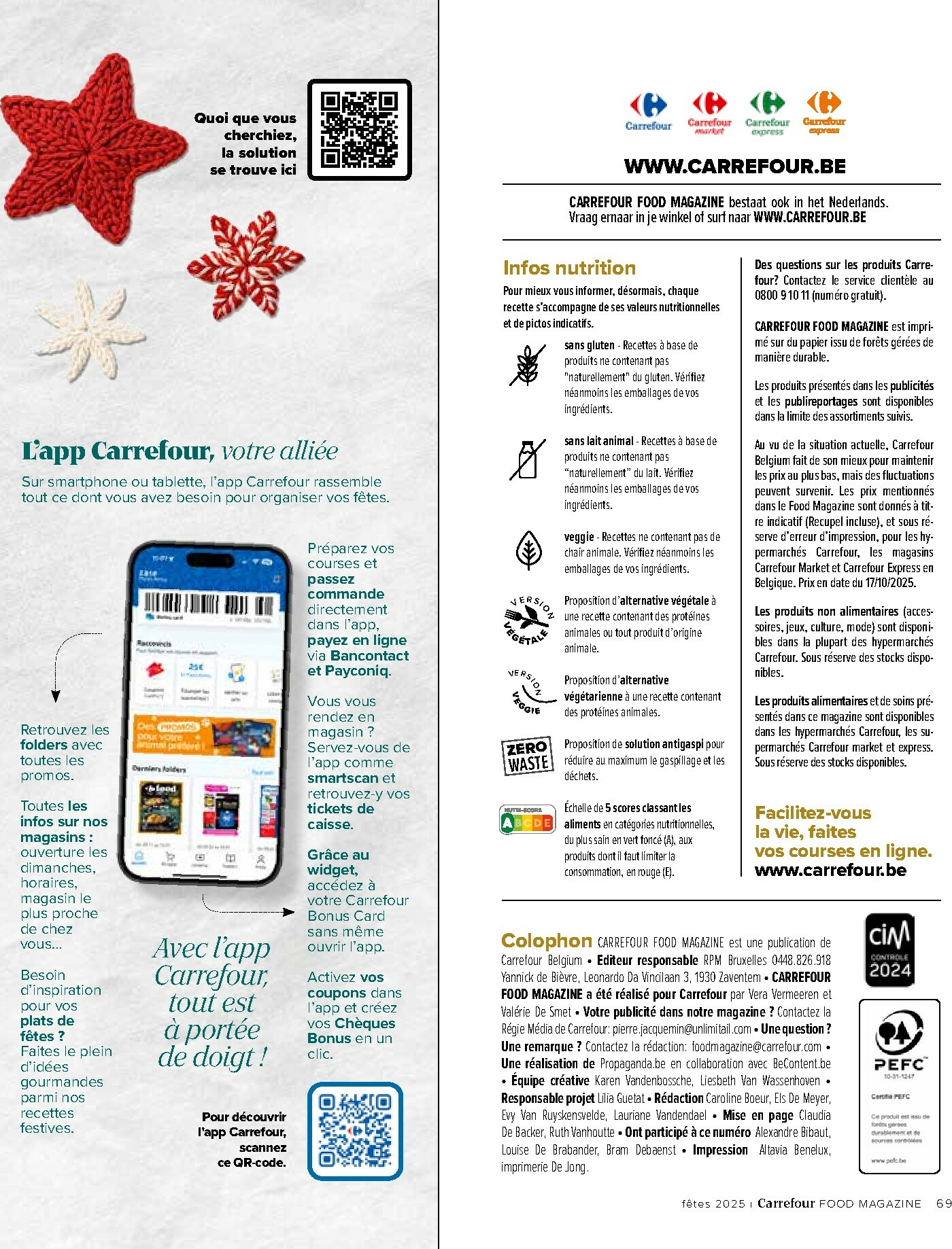 carrefour - De Carrefour - Food Magazine folder geldig vanaf 21/11 t/m 15/01 - page: 69