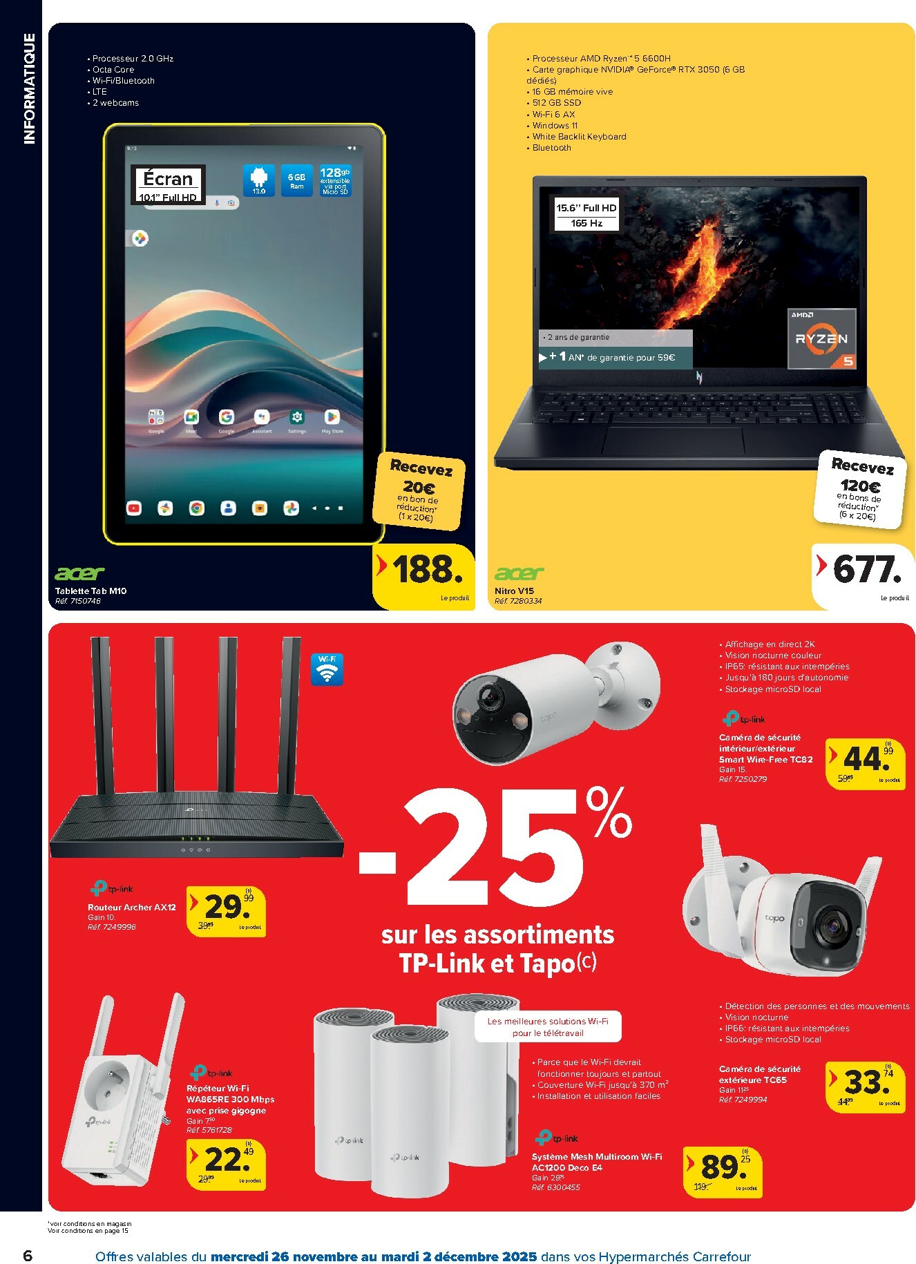 carrefour - De Carrefour Hypermarchés - Black Friday folder geldig vanaf 26/11 t/m 02/12 - page: 6