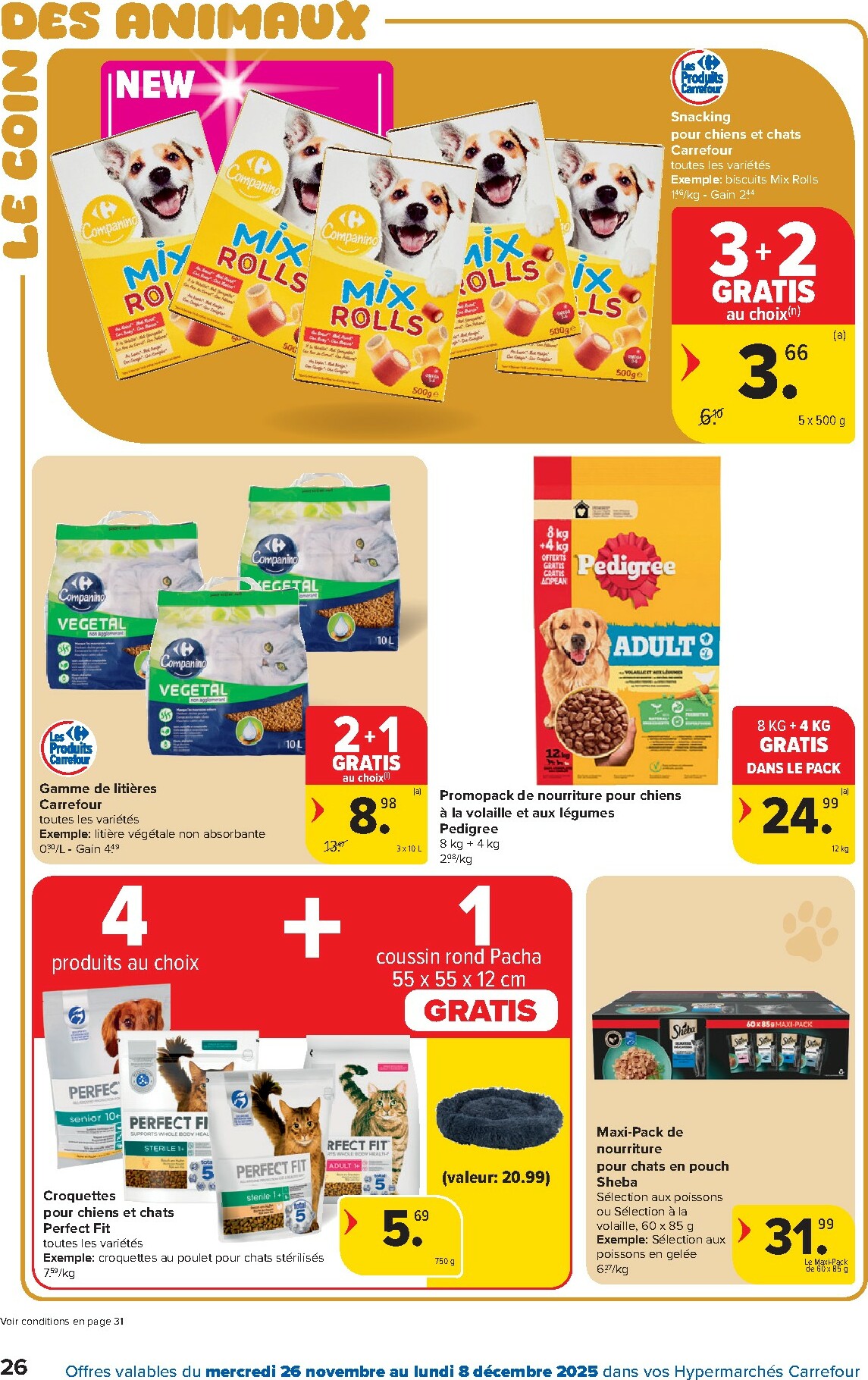 carrefour - De Carrefour Hypermarchés folder geldig vanaf 26/11 t/m 08/12 - page: 26