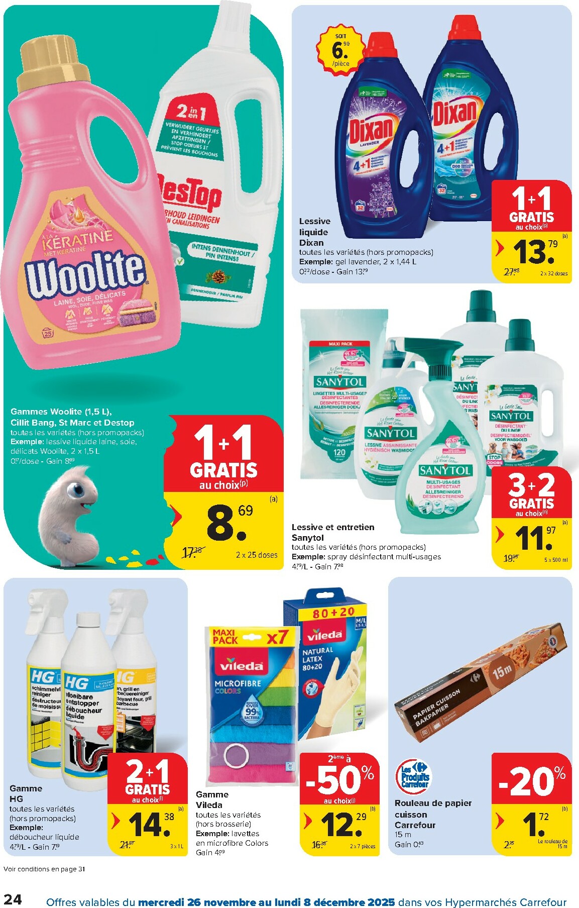 carrefour - De Carrefour Hypermarchés folder geldig vanaf 26/11 t/m 08/12 - page: 24