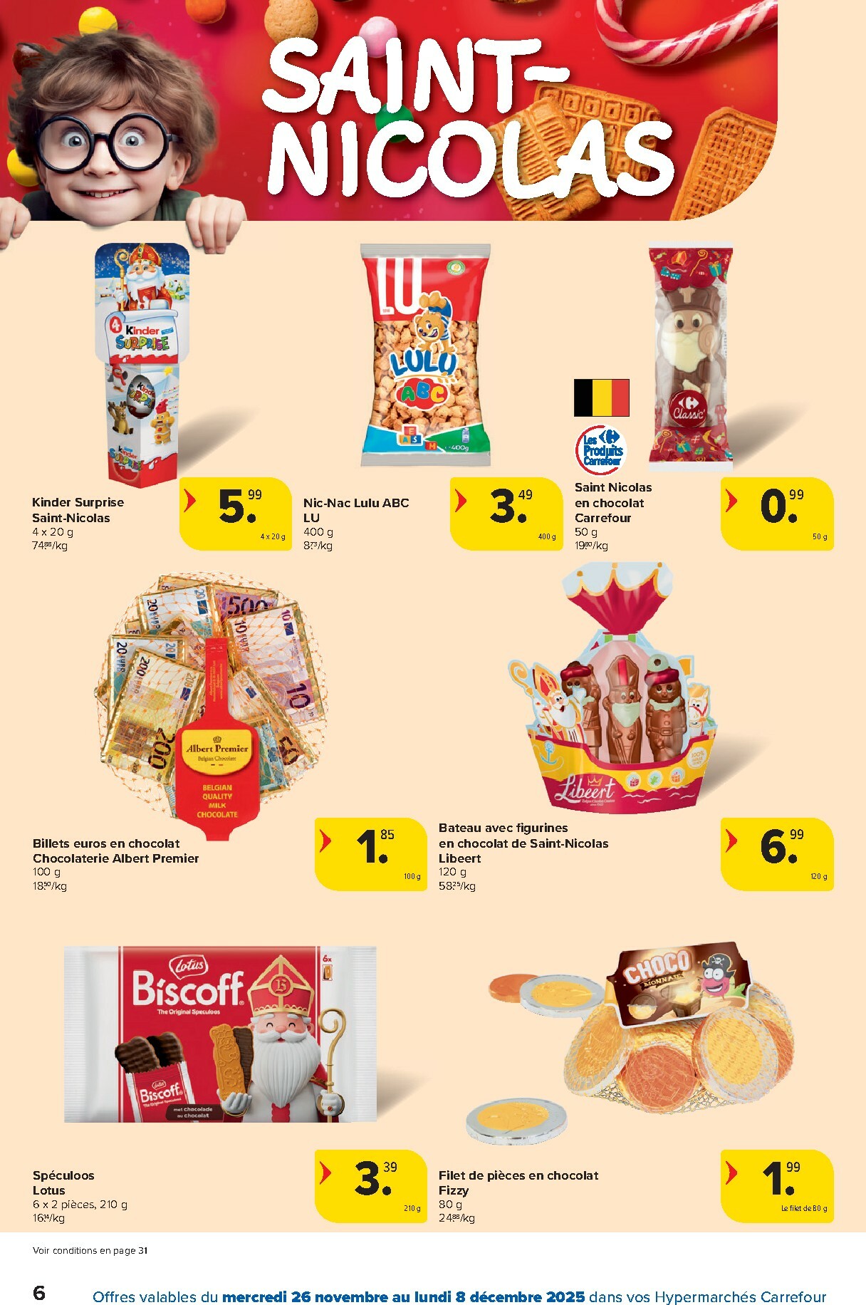 carrefour - De Carrefour Hypermarchés folder geldig vanaf 26/11 t/m 08/12 - page: 6