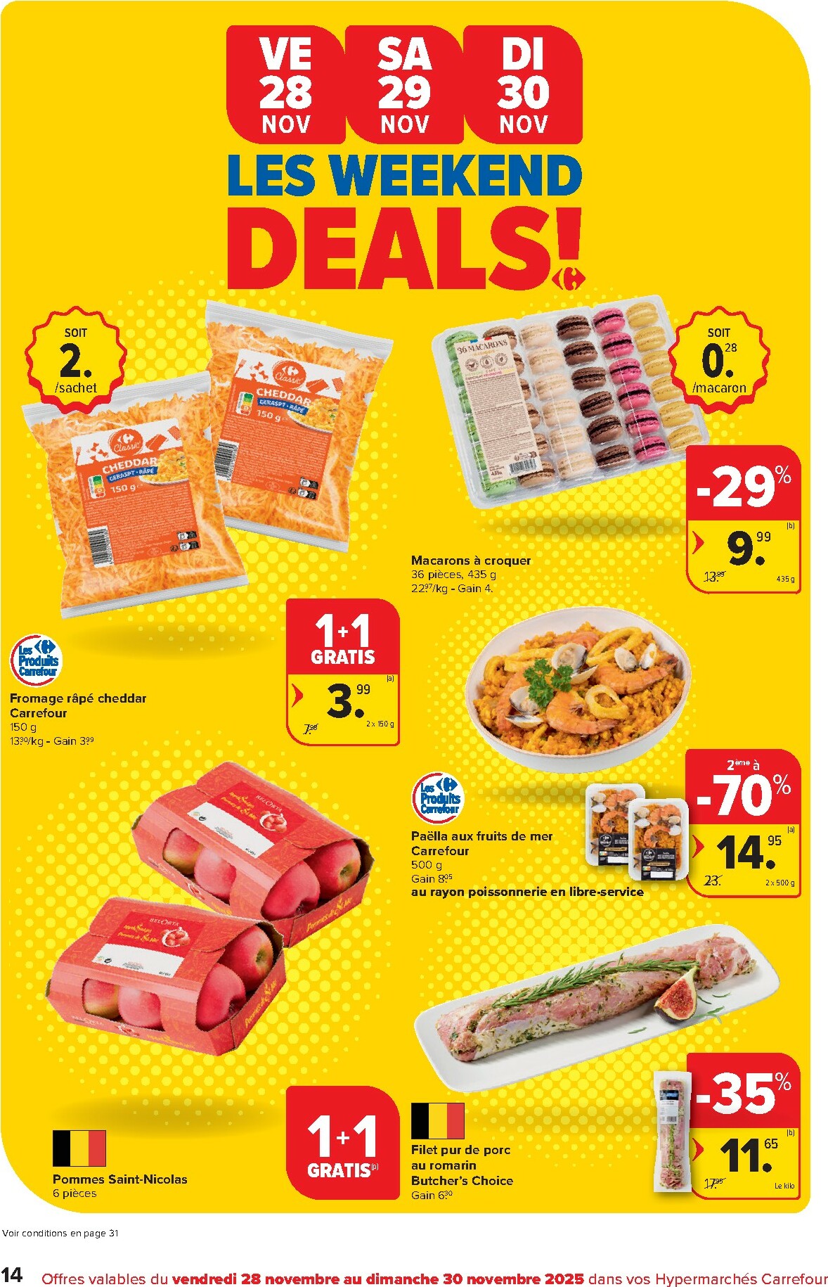 carrefour - De Carrefour Hypermarchés folder geldig vanaf 26/11 t/m 08/12 - page: 14