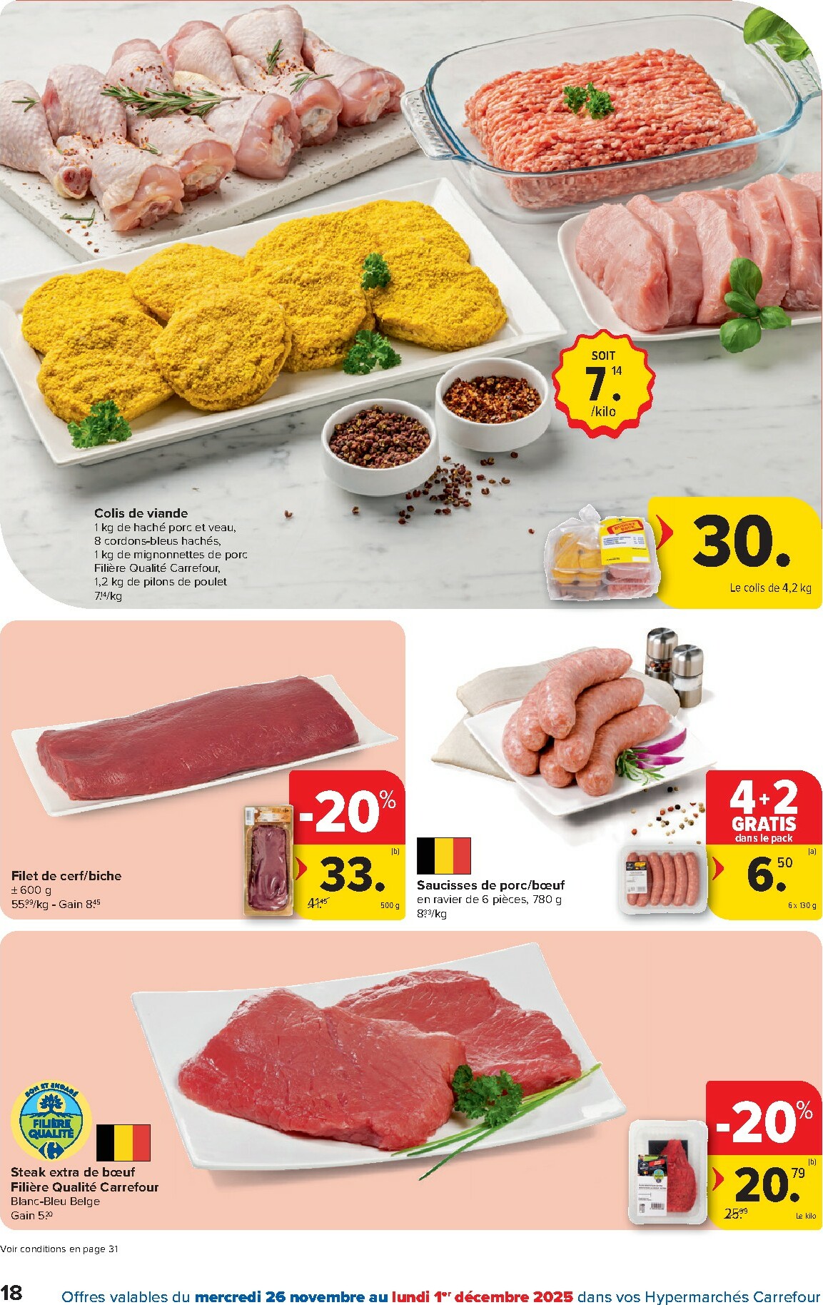 carrefour - De Carrefour Hypermarchés folder geldig vanaf 26/11 t/m 08/12 - page: 18