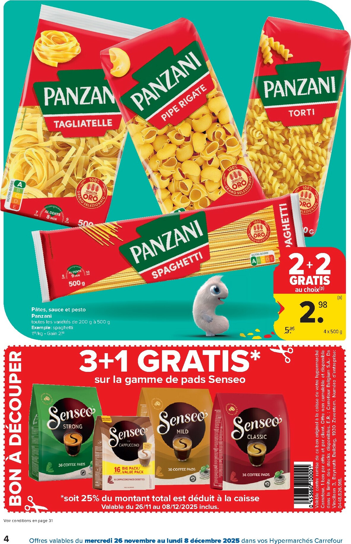 carrefour - De Carrefour Hypermarchés folder geldig vanaf 26/11 t/m 08/12 - page: 4