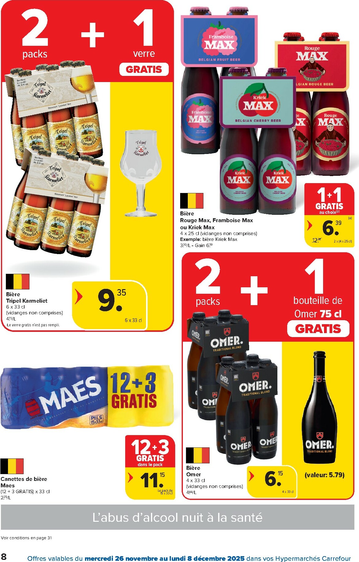 carrefour - De Carrefour Hypermarchés folder geldig vanaf 26/11 t/m 08/12 - page: 8