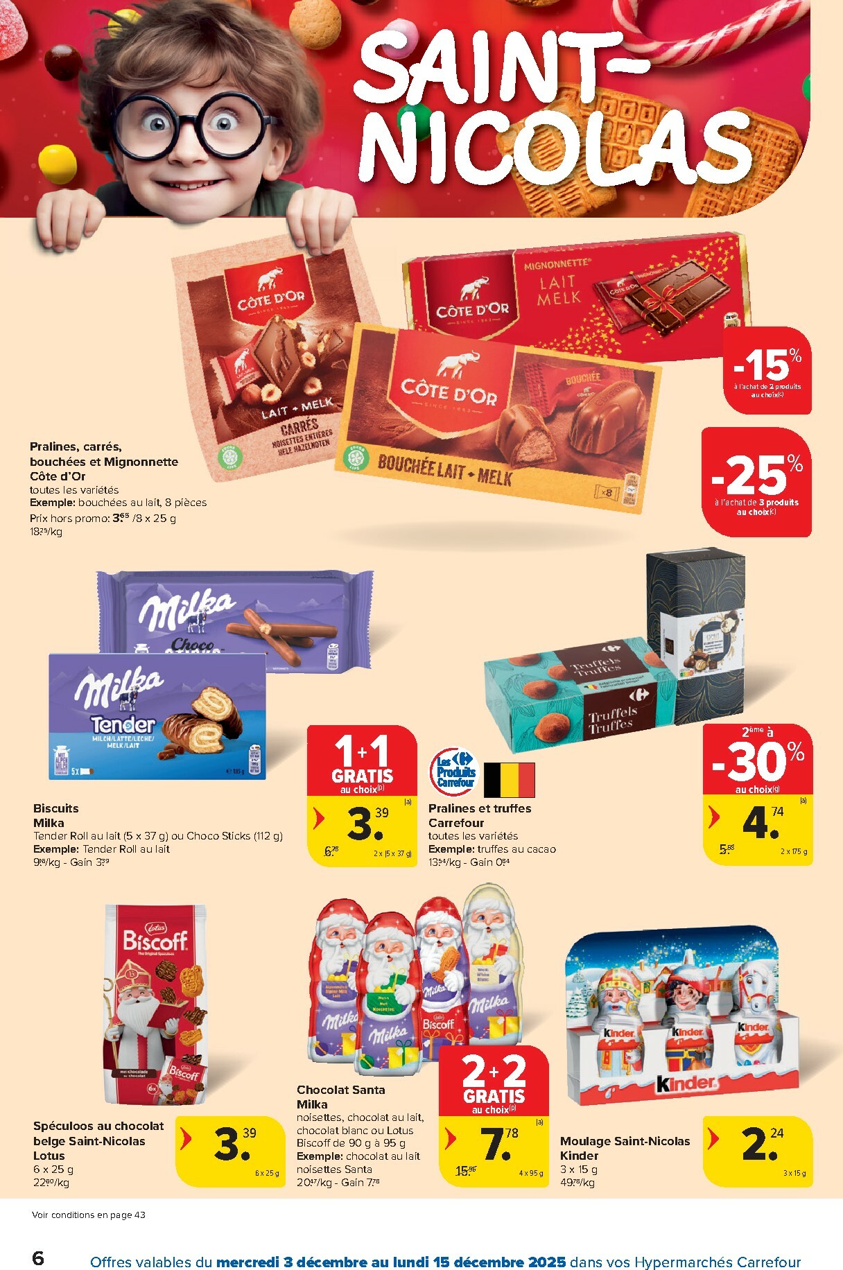 carrefour - De Carrefour Hypermarchés folder geldig vanaf 03/12 t/m 15/12 - page: 6