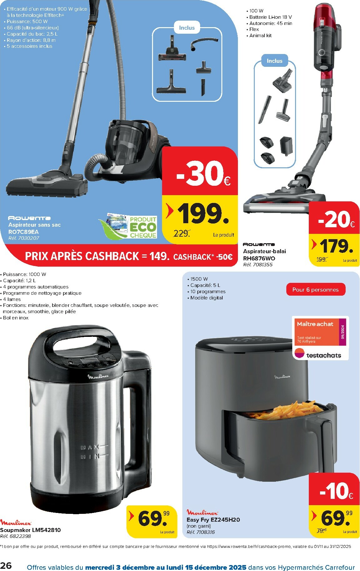 carrefour - De Carrefour Hypermarchés folder geldig vanaf 03/12 t/m 15/12 - page: 26