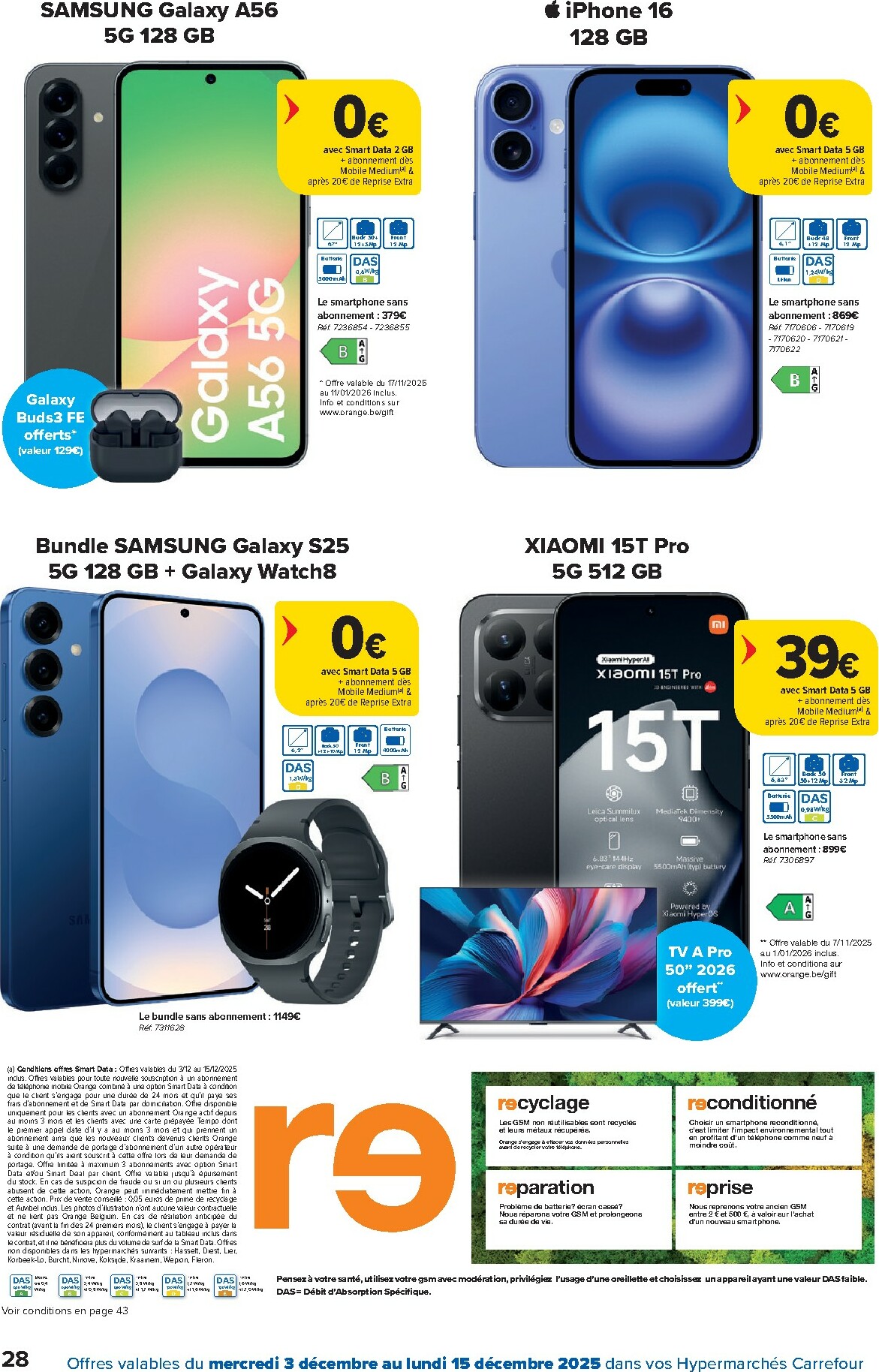 carrefour - De Carrefour Hypermarchés folder geldig vanaf 03/12 t/m 15/12 - page: 28