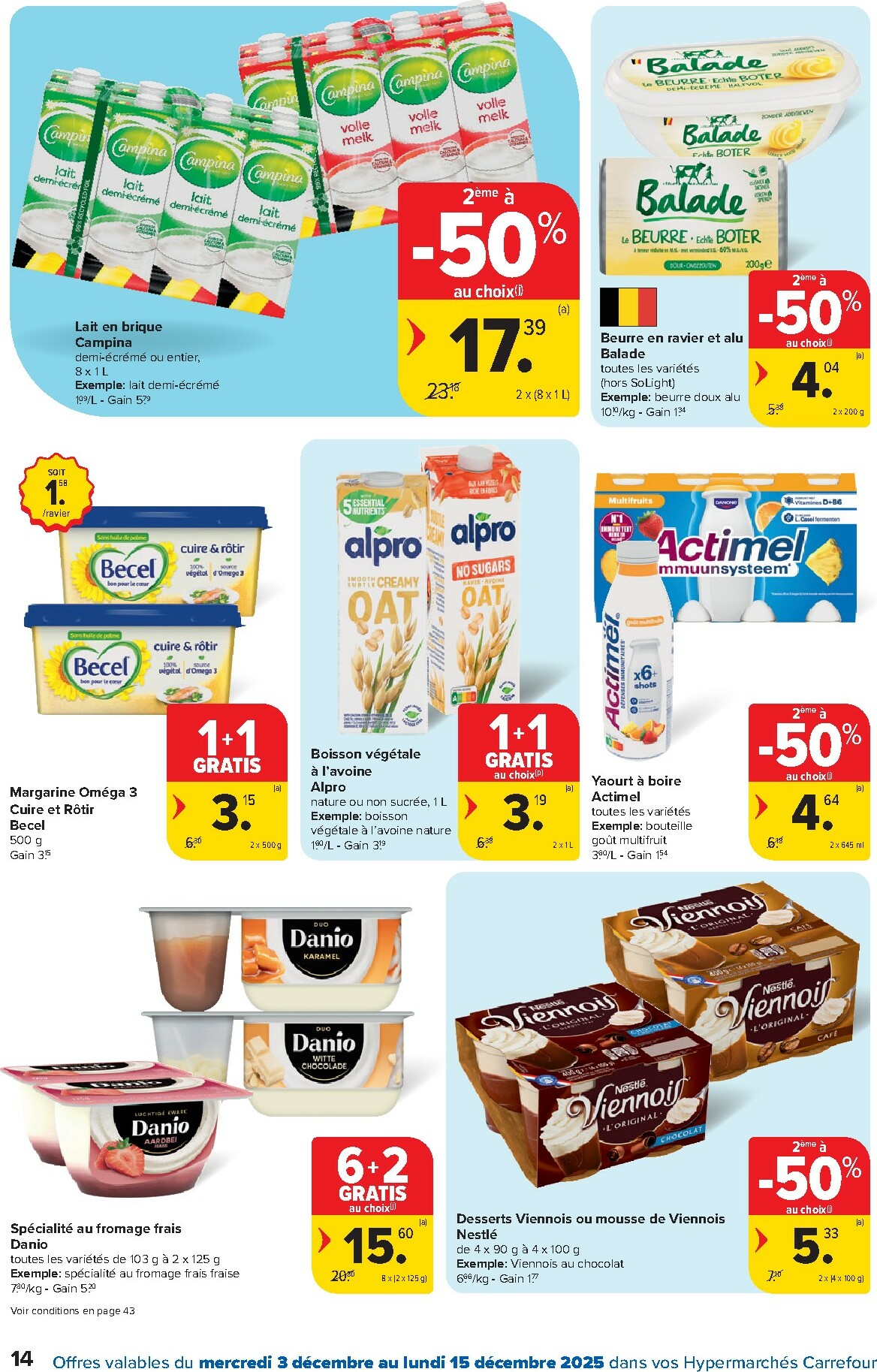 carrefour - De Carrefour Hypermarchés folder geldig vanaf 03/12 t/m 15/12 - page: 14