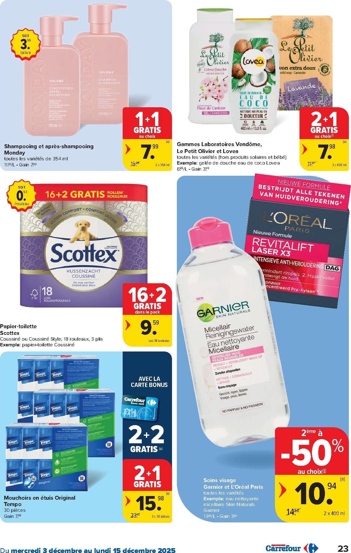 carrefour - De Carrefour Hypermarchés folder geldig vanaf 03/12 t/m 15/12 - page: 23