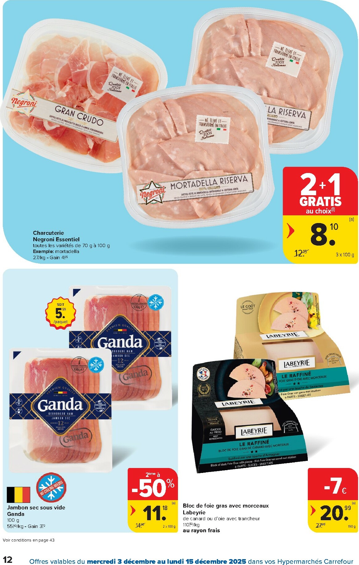 carrefour - De Carrefour Hypermarchés folder geldig vanaf 03/12 t/m 15/12 - page: 12