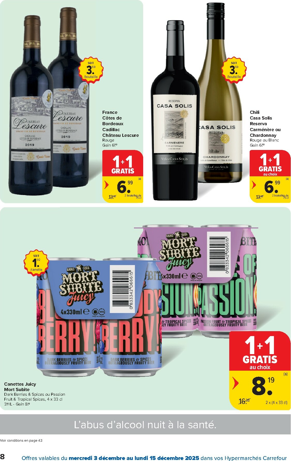 carrefour - De Carrefour Hypermarchés folder geldig vanaf 03/12 t/m 15/12 - page: 8