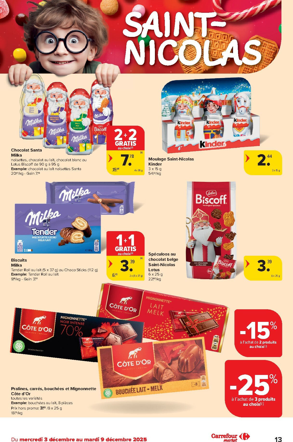 carrefour - De Carrefour Market folder geldig vanaf 03/12 t/m 09/12 - page: 13