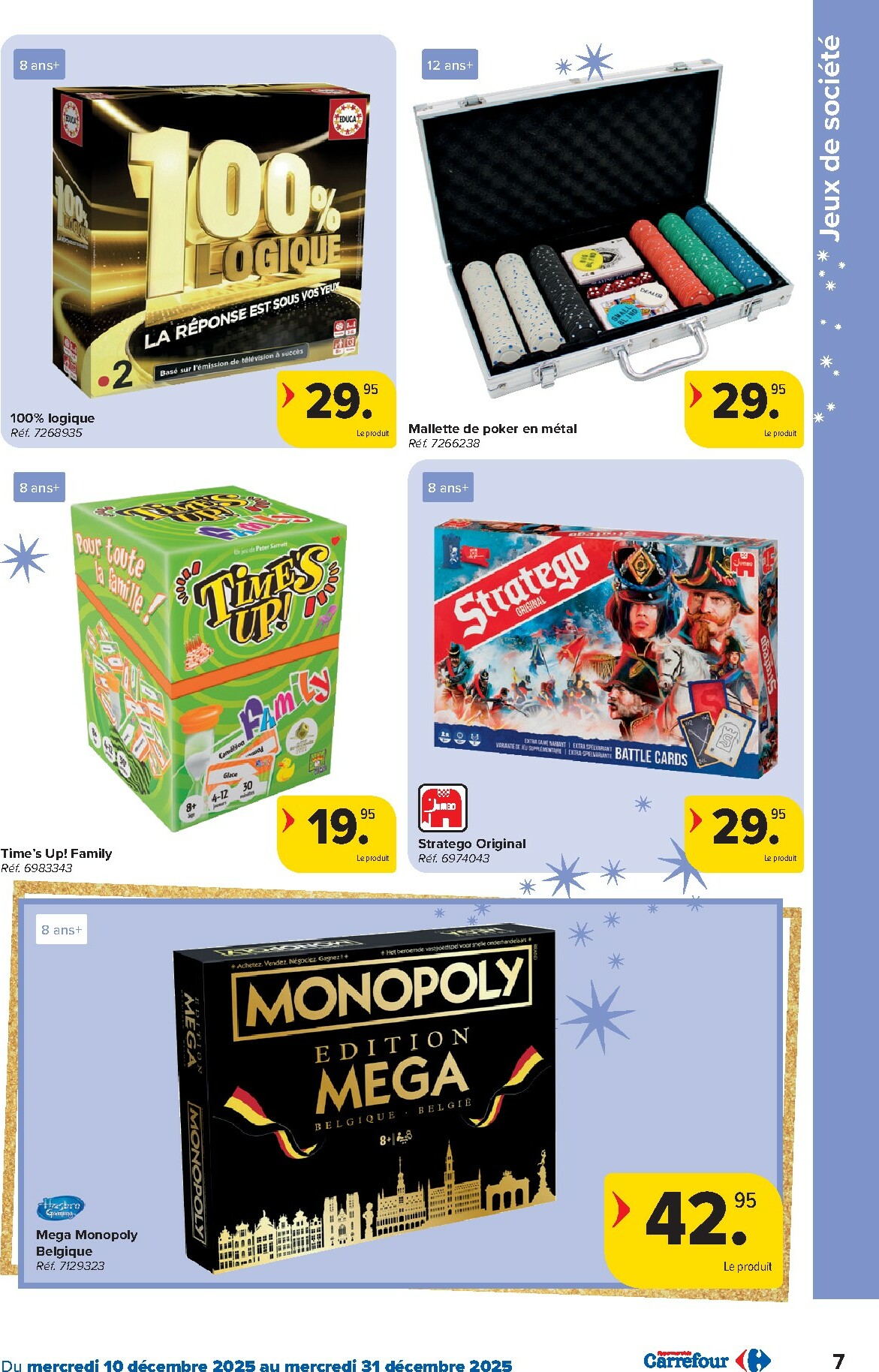 carrefour - De Carrefour Hypermarchés- Special Jeaux folder geldig vanaf 10/12 t/m 31/12 - page: 7
