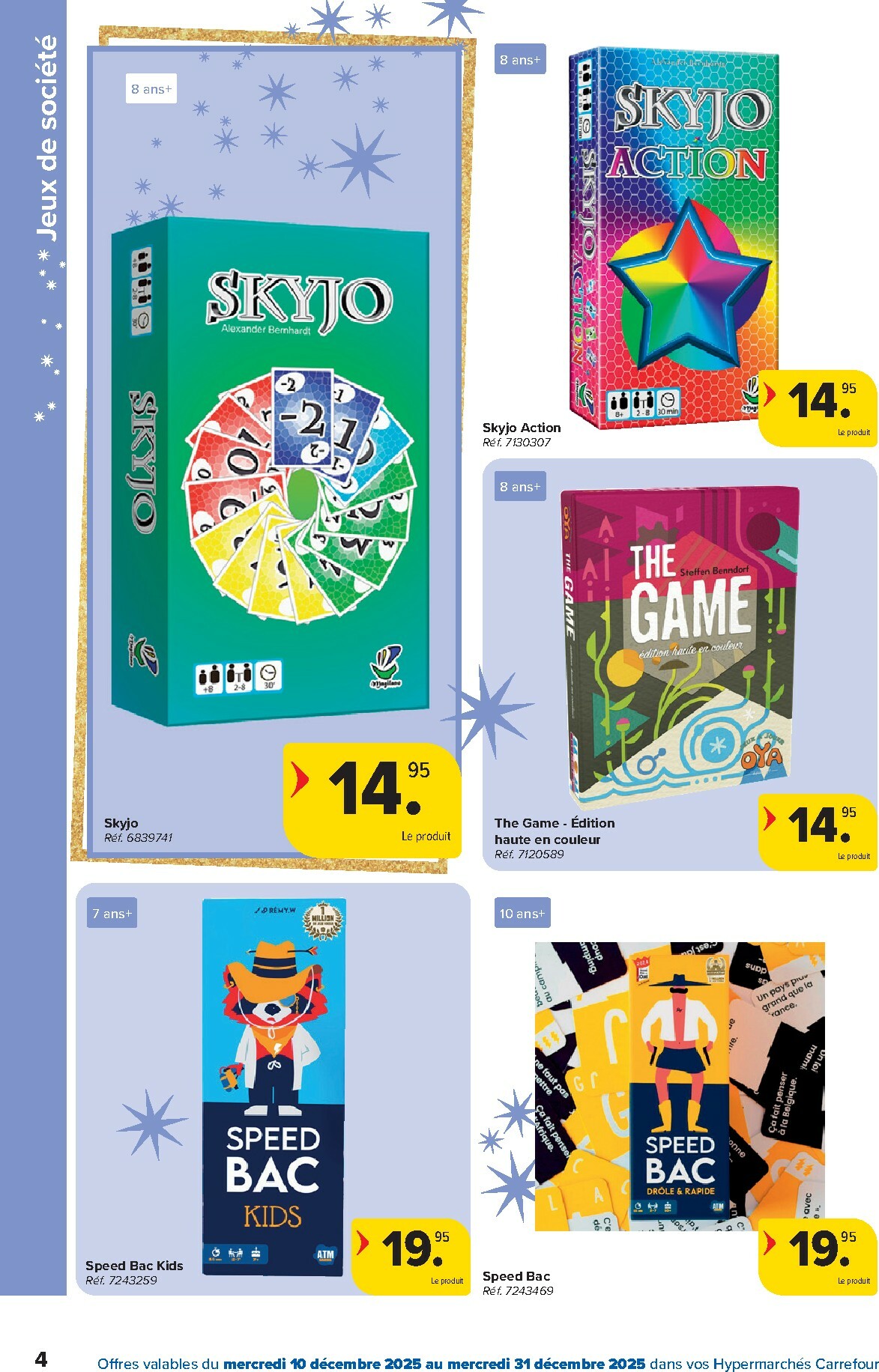 carrefour - De Carrefour Hypermarchés- Special Jeaux folder geldig vanaf 10/12 t/m 31/12 - page: 4