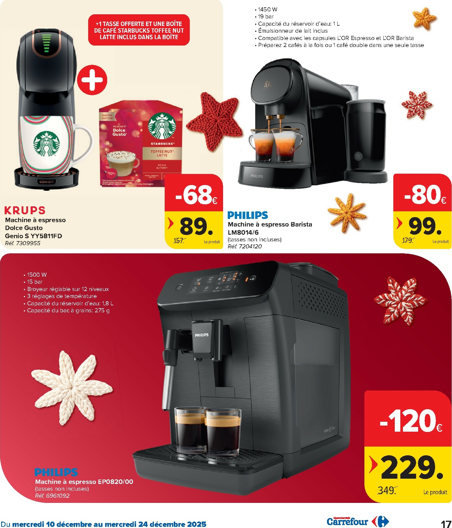 carrefour - De Carrefour Hypermarchés folder geldig vanaf 10/12 t/m 24/12 - page: 17