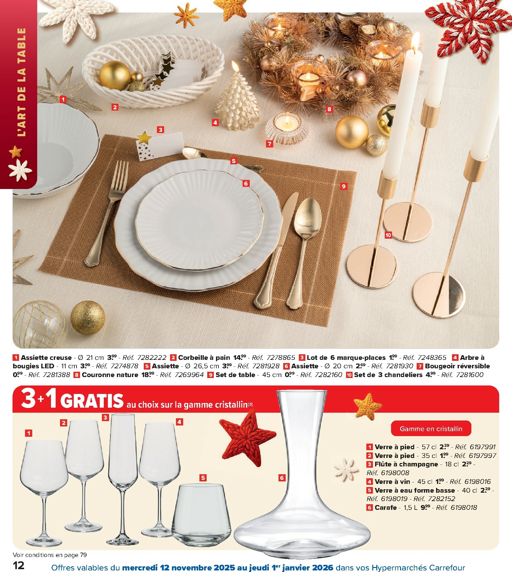 carrefour - De Carrefour Hypermarchés - Des fetes pour tous les goûts folder geldig vanaf 12/11 t/m 01/01 - page: 12