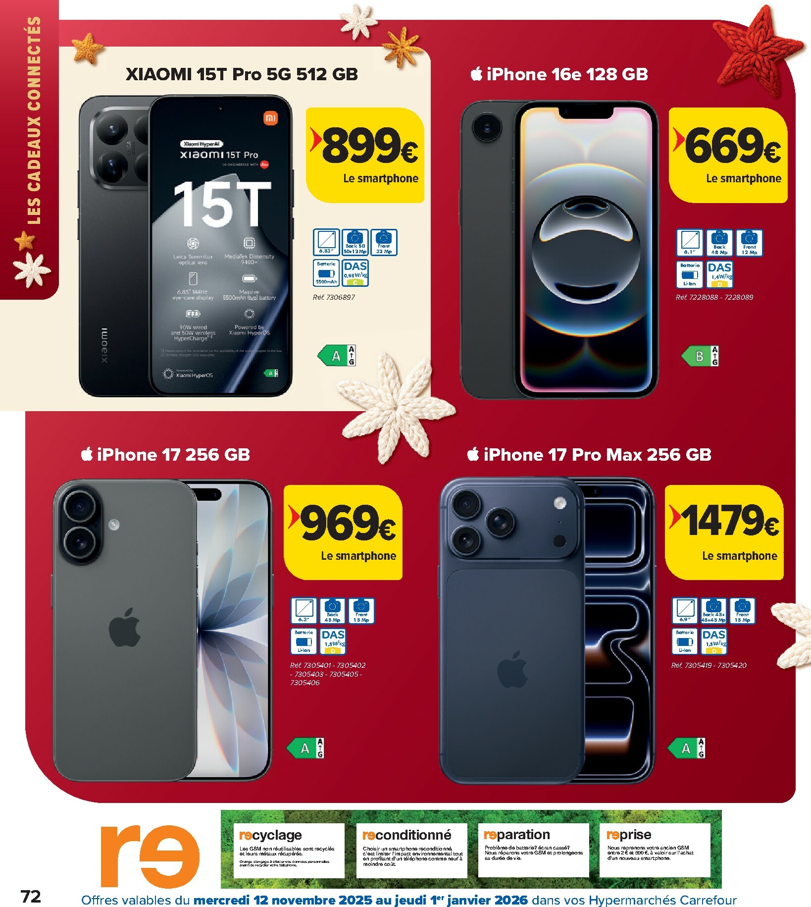 carrefour - De Carrefour Hypermarchés - Des fetes pour tous les goûts folder geldig vanaf 12/11 t/m 01/01 - page: 72