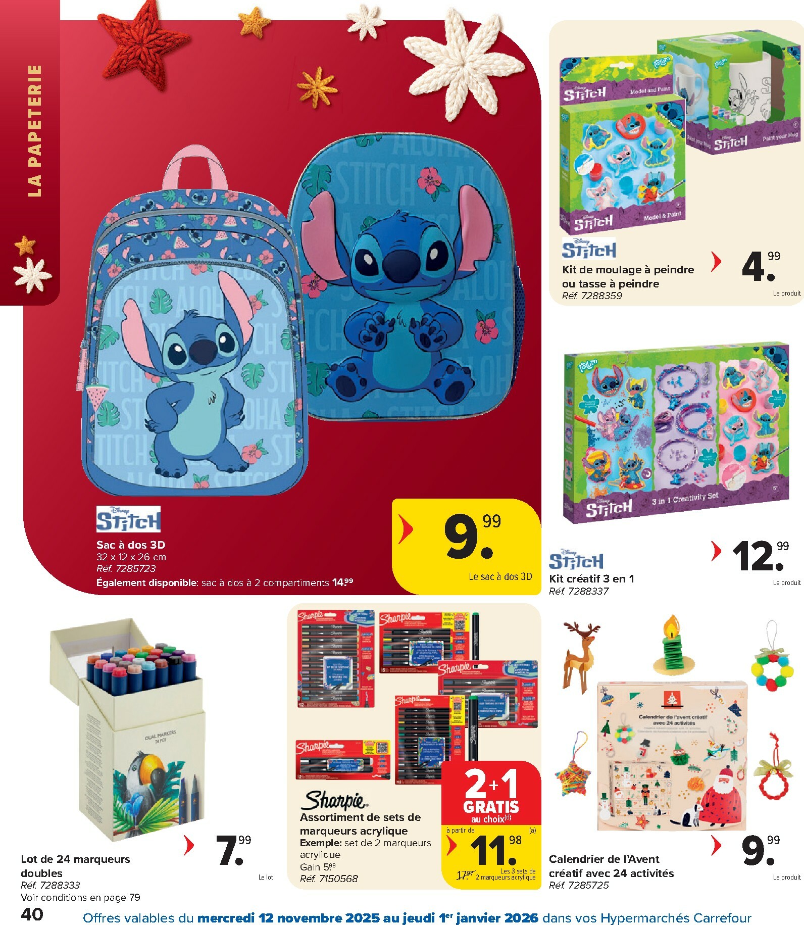 carrefour - De Carrefour Hypermarchés - Des fetes pour tous les goûts folder geldig vanaf 12/11 t/m 01/01 - page: 40