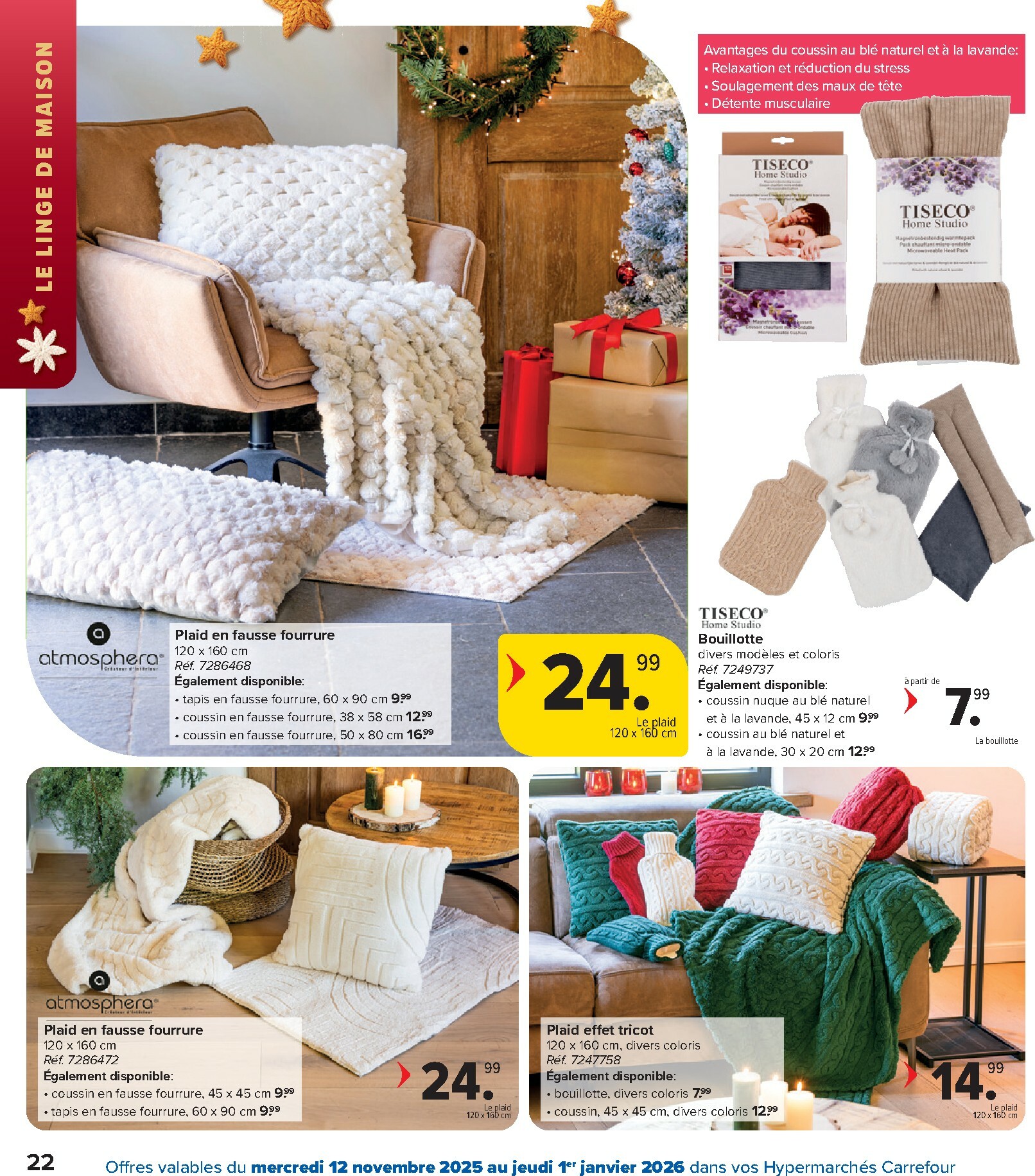 carrefour - De Carrefour Hypermarchés - Des fetes pour tous les goûts folder geldig vanaf 12/11 t/m 01/01 - page: 22