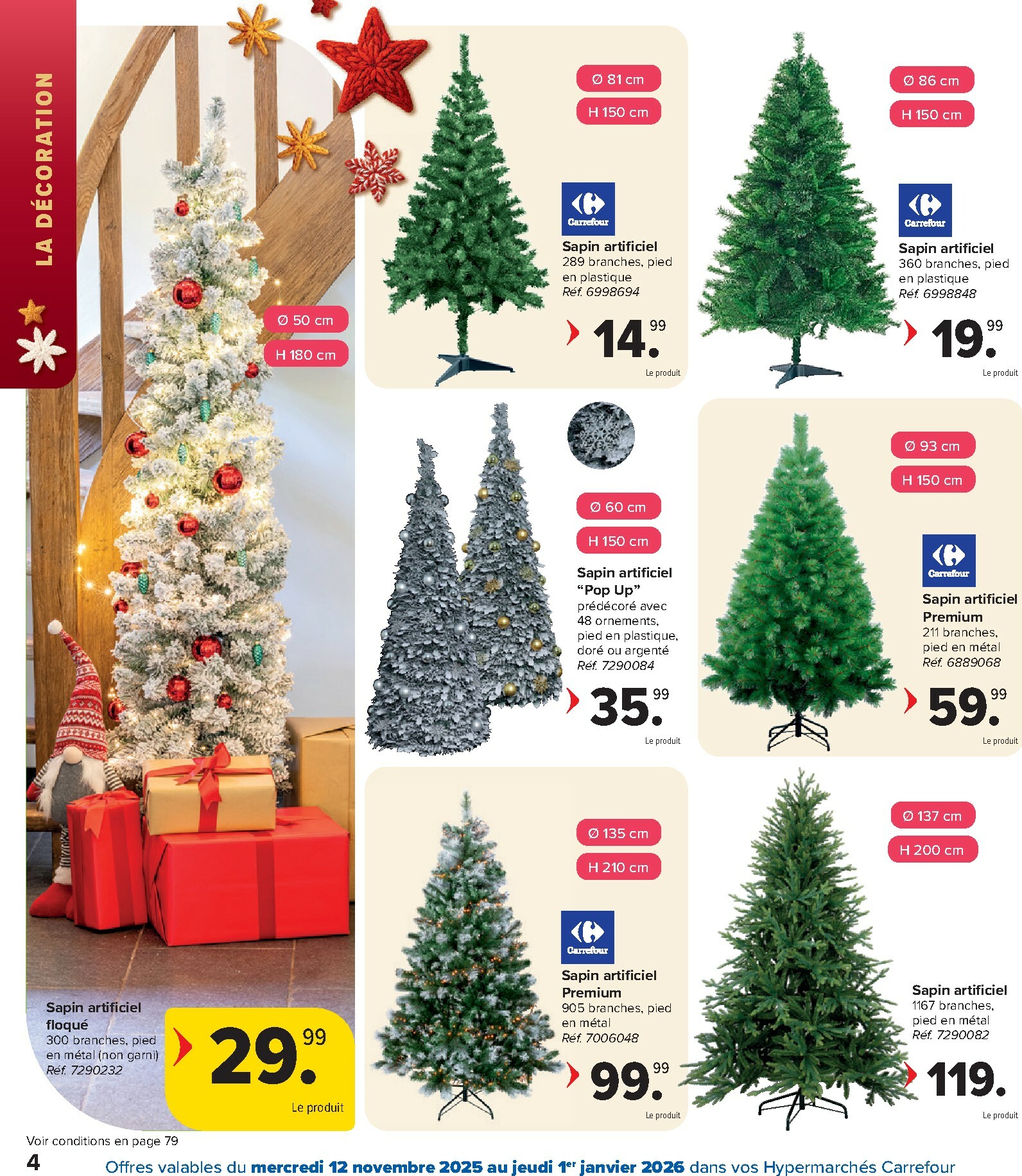 carrefour - De Carrefour Hypermarchés - Des fetes pour tous les goûts folder geldig vanaf 12/11 t/m 01/01 - page: 4