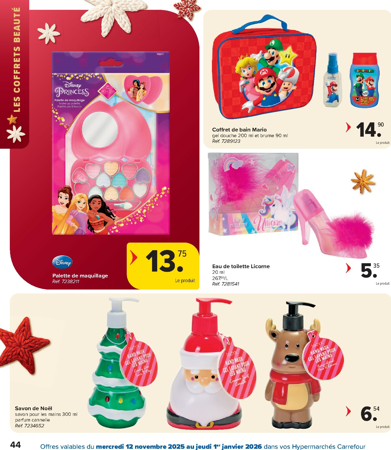 carrefour - De Carrefour Hypermarchés - Des fetes pour tous les goûts folder geldig vanaf 12/11 t/m 01/01 - page: 44