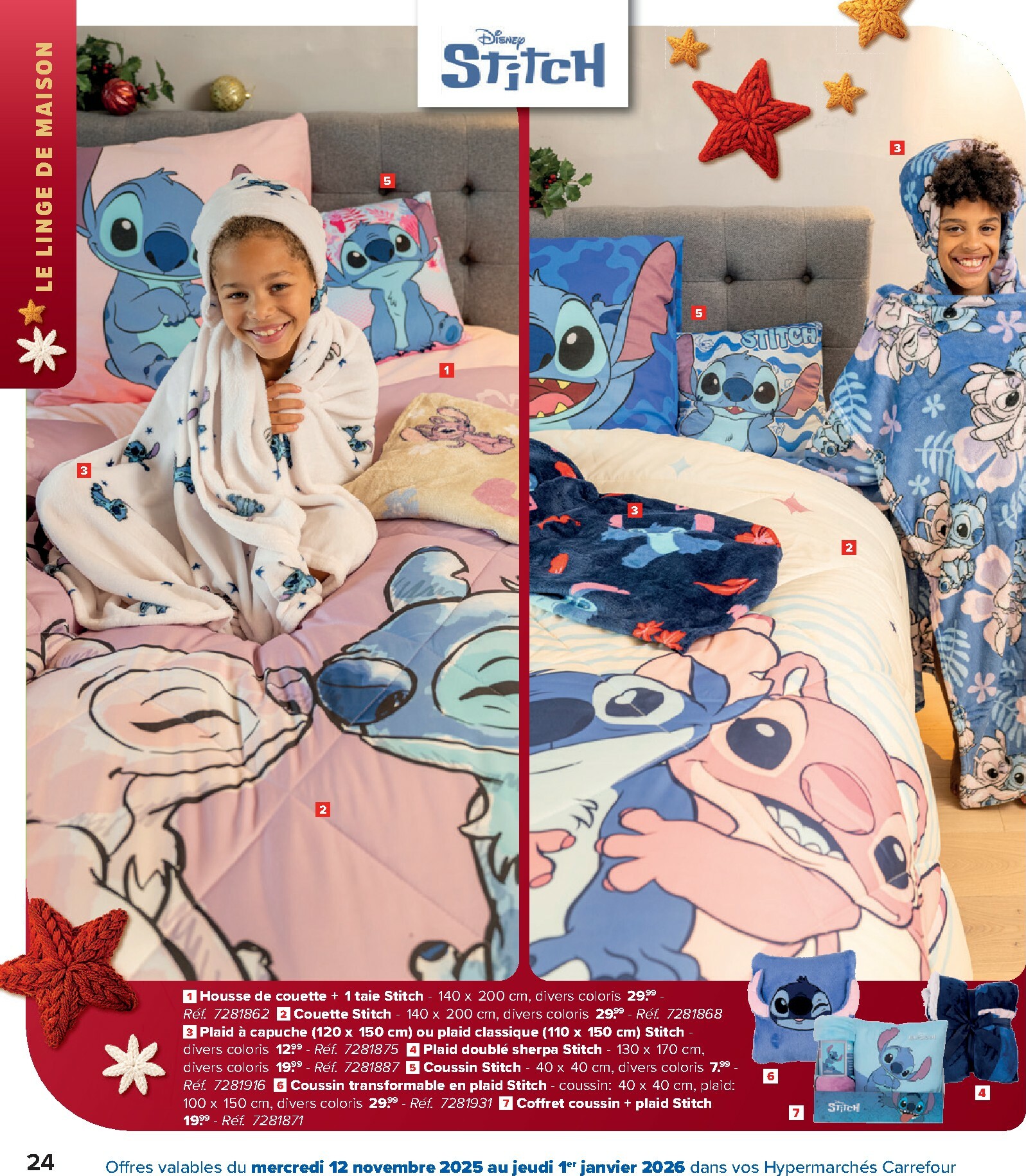 carrefour - De Carrefour Hypermarchés - Des fetes pour tous les goûts folder geldig vanaf 12/11 t/m 01/01 - page: 24