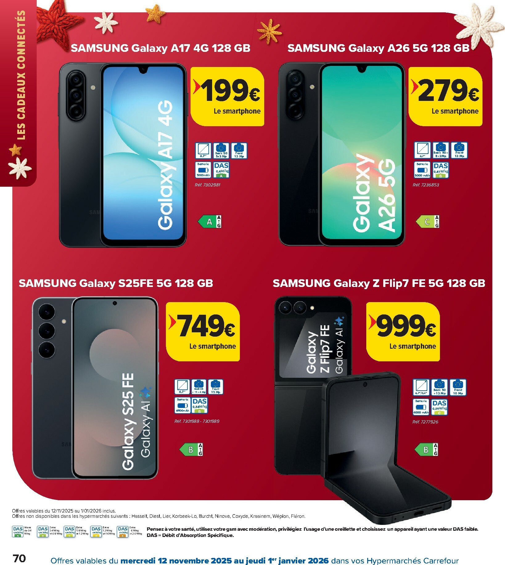 carrefour - De Carrefour Hypermarchés - Des fetes pour tous les goûts folder geldig vanaf 12/11 t/m 01/01 - page: 70