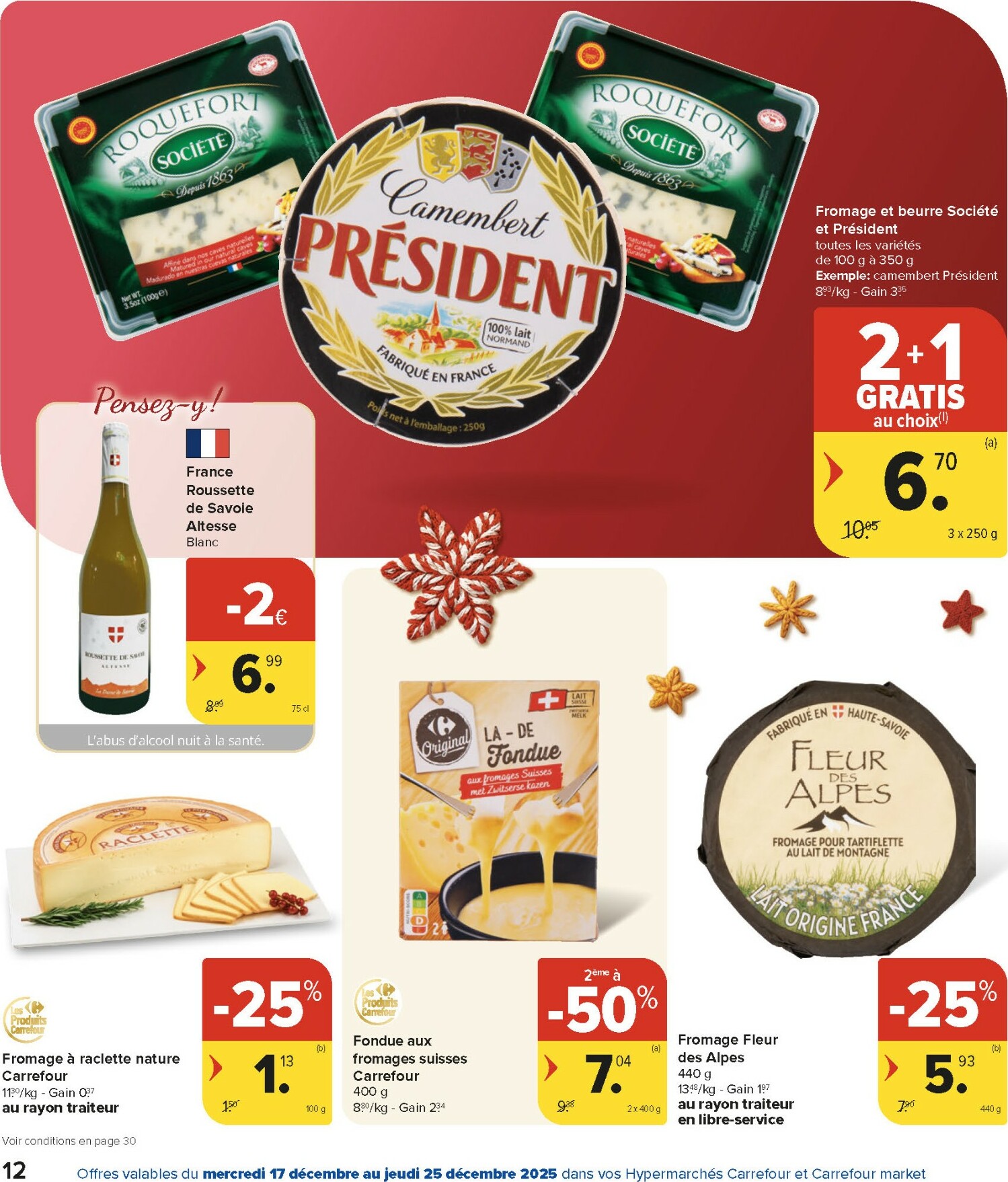 carrefour - De Carrefour folder geldig vanaf 17/12 t/m 23/12 - page: 12