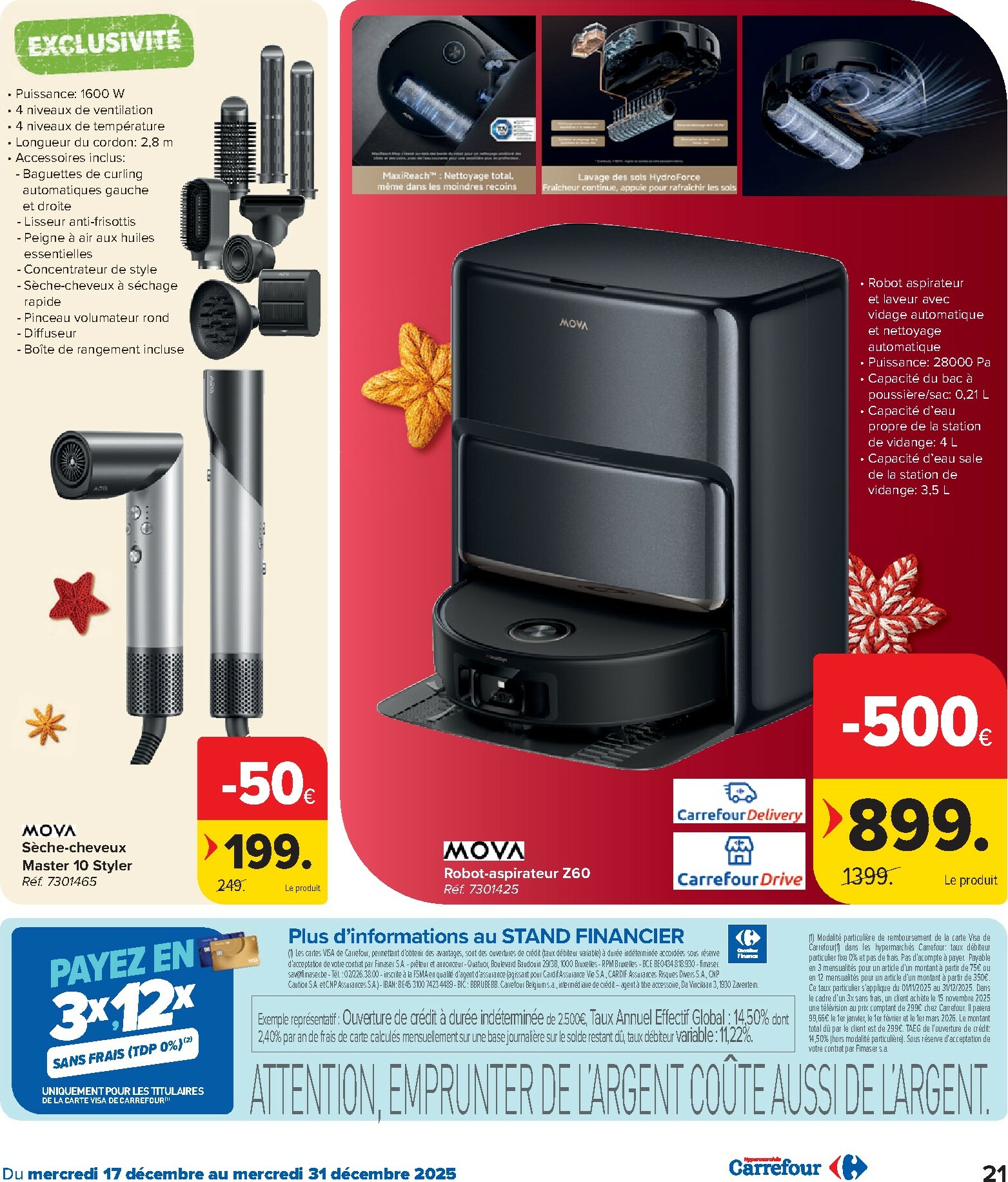 carrefour - De Carrefour Hypermarchés folder geldig vanaf 17/12 t/m 31/12 - page: 21