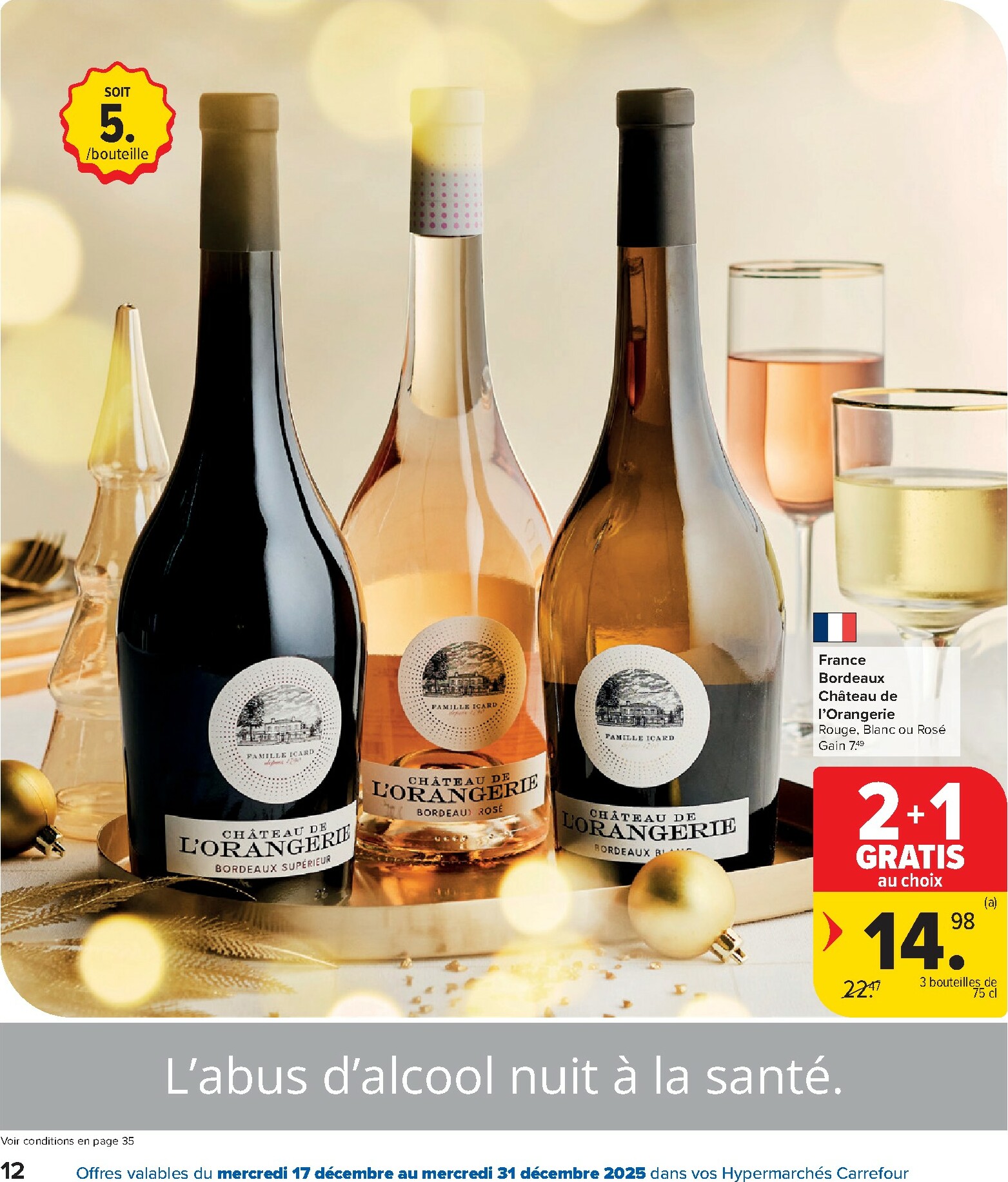 carrefour - De Carrefour Hypermarchés folder geldig vanaf 17/12 t/m 31/12 - page: 12