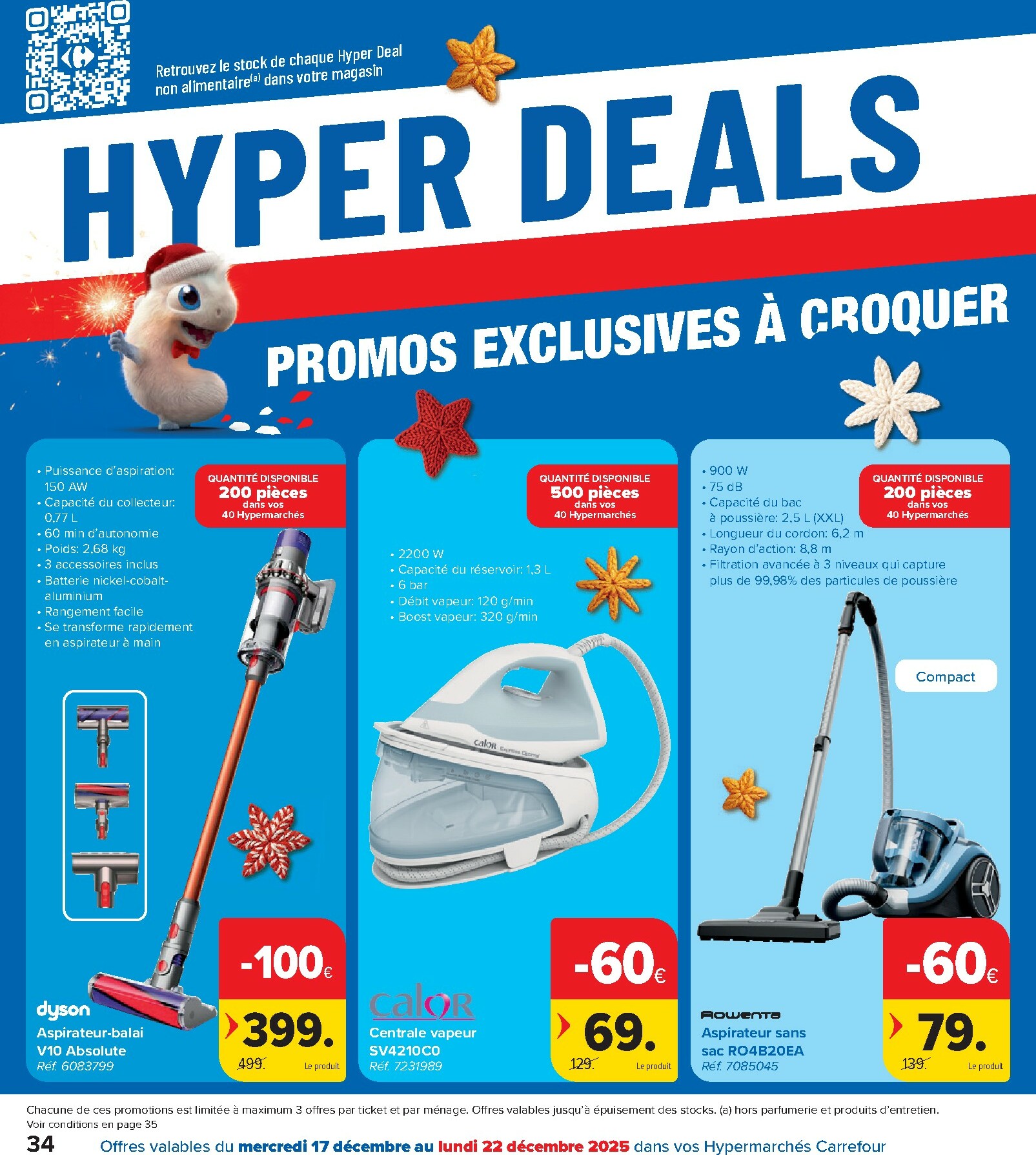 carrefour - De Carrefour Hypermarchés folder geldig vanaf 17/12 t/m 31/12 - page: 34
