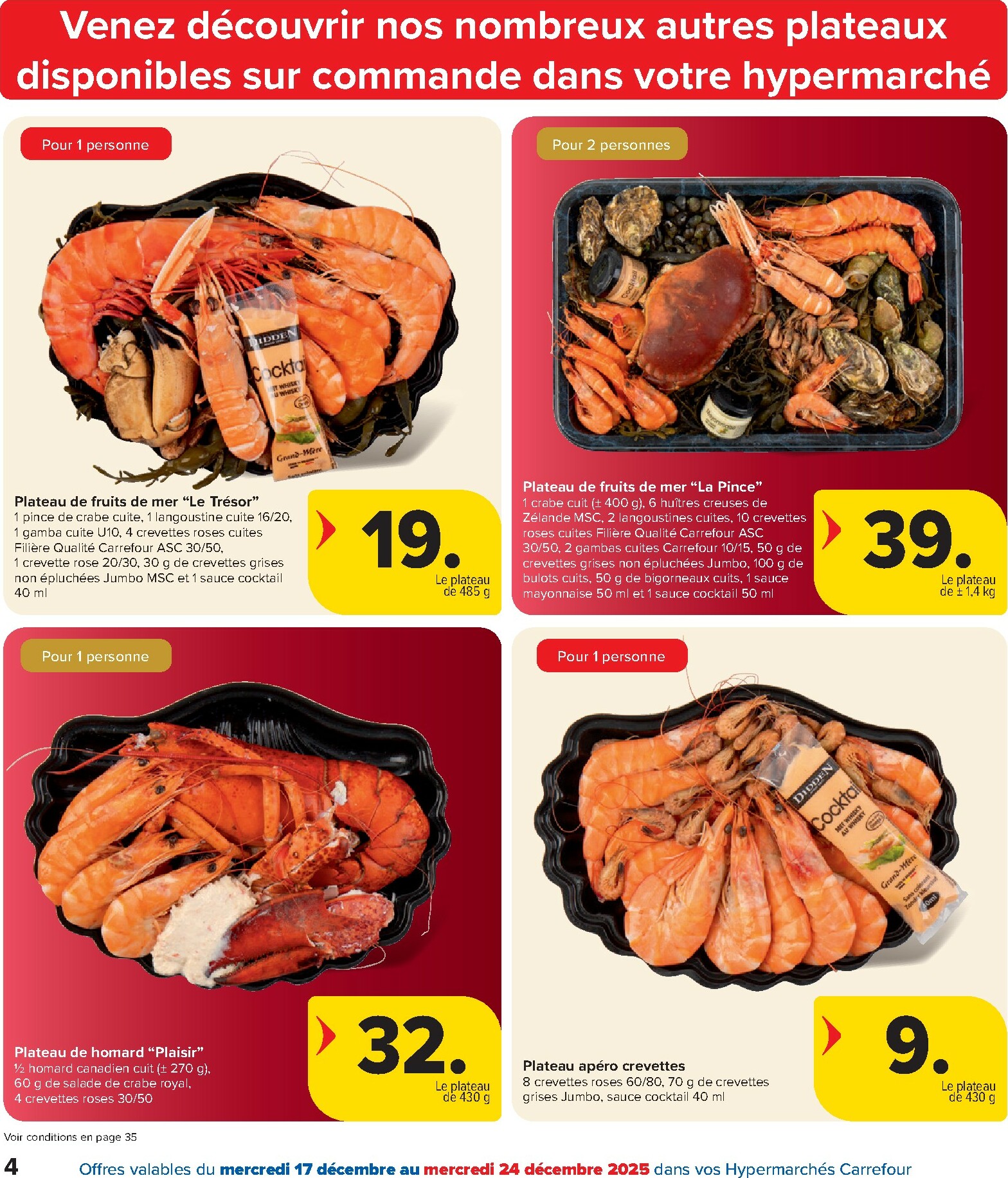 carrefour - De Carrefour Hypermarchés folder geldig vanaf 17/12 t/m 31/12 - page: 4