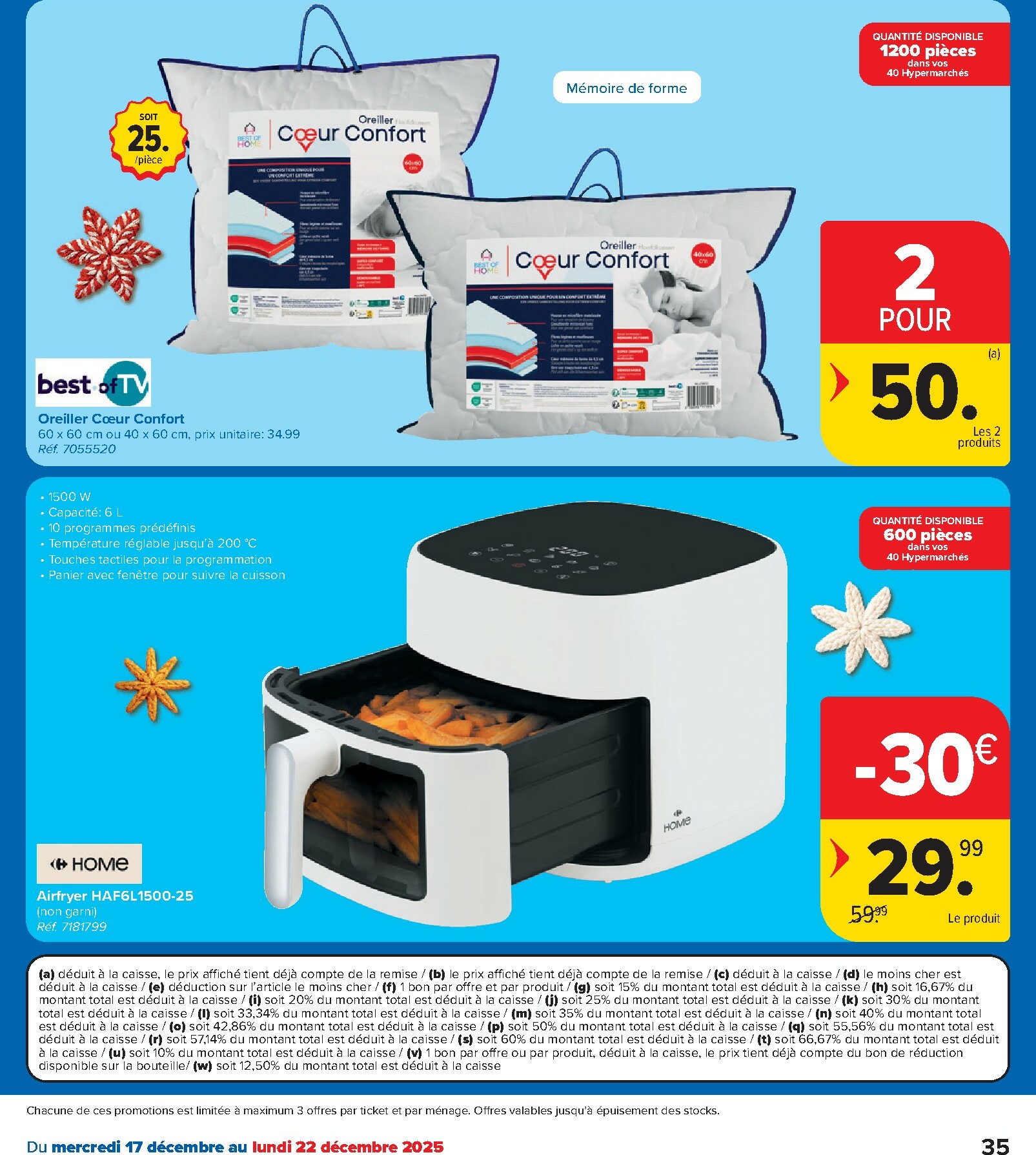 carrefour - De Carrefour Hypermarchés folder geldig vanaf 17/12 t/m 31/12 - page: 35