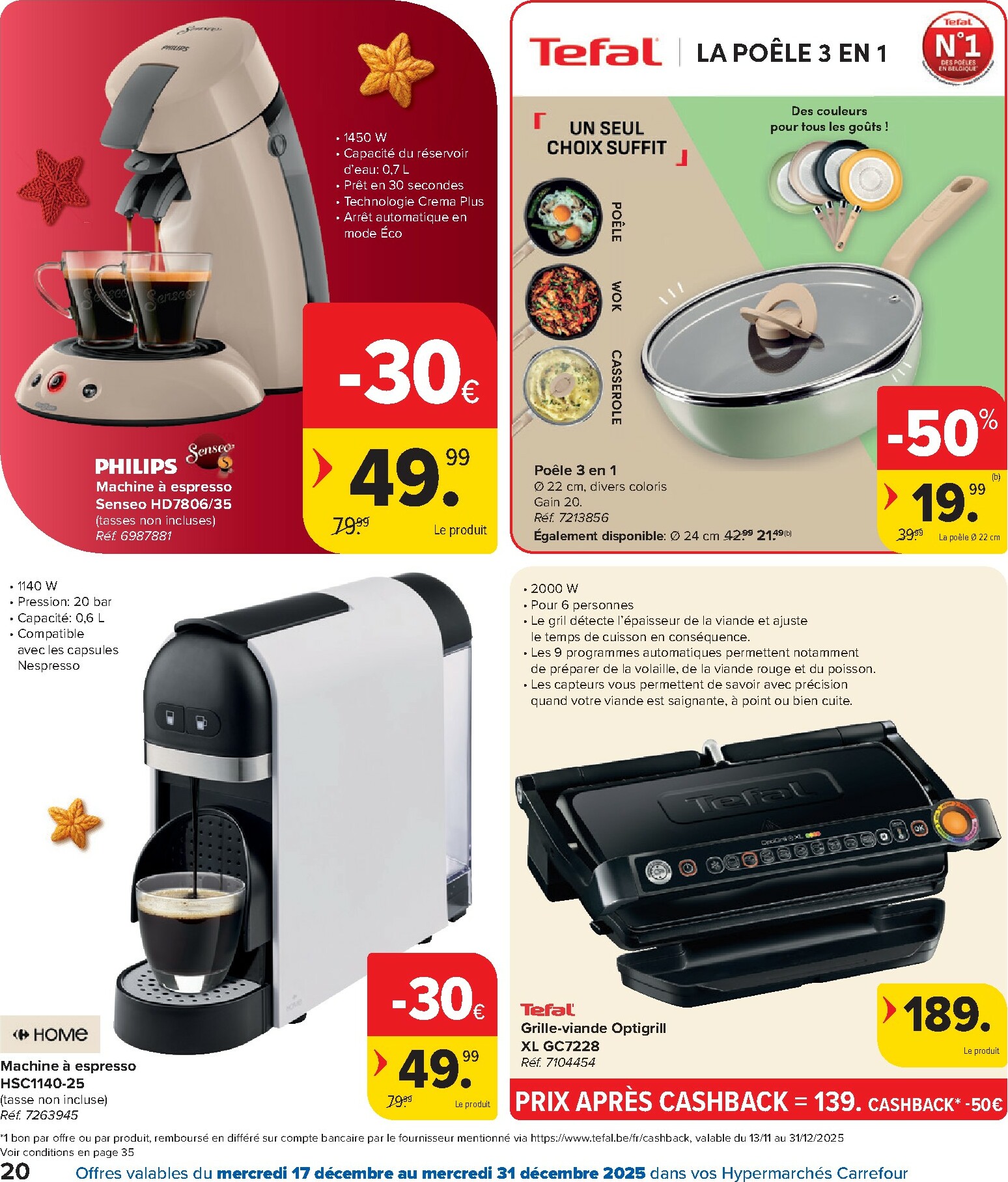 carrefour - De Carrefour Hypermarchés folder geldig vanaf 17/12 t/m 31/12 - page: 20