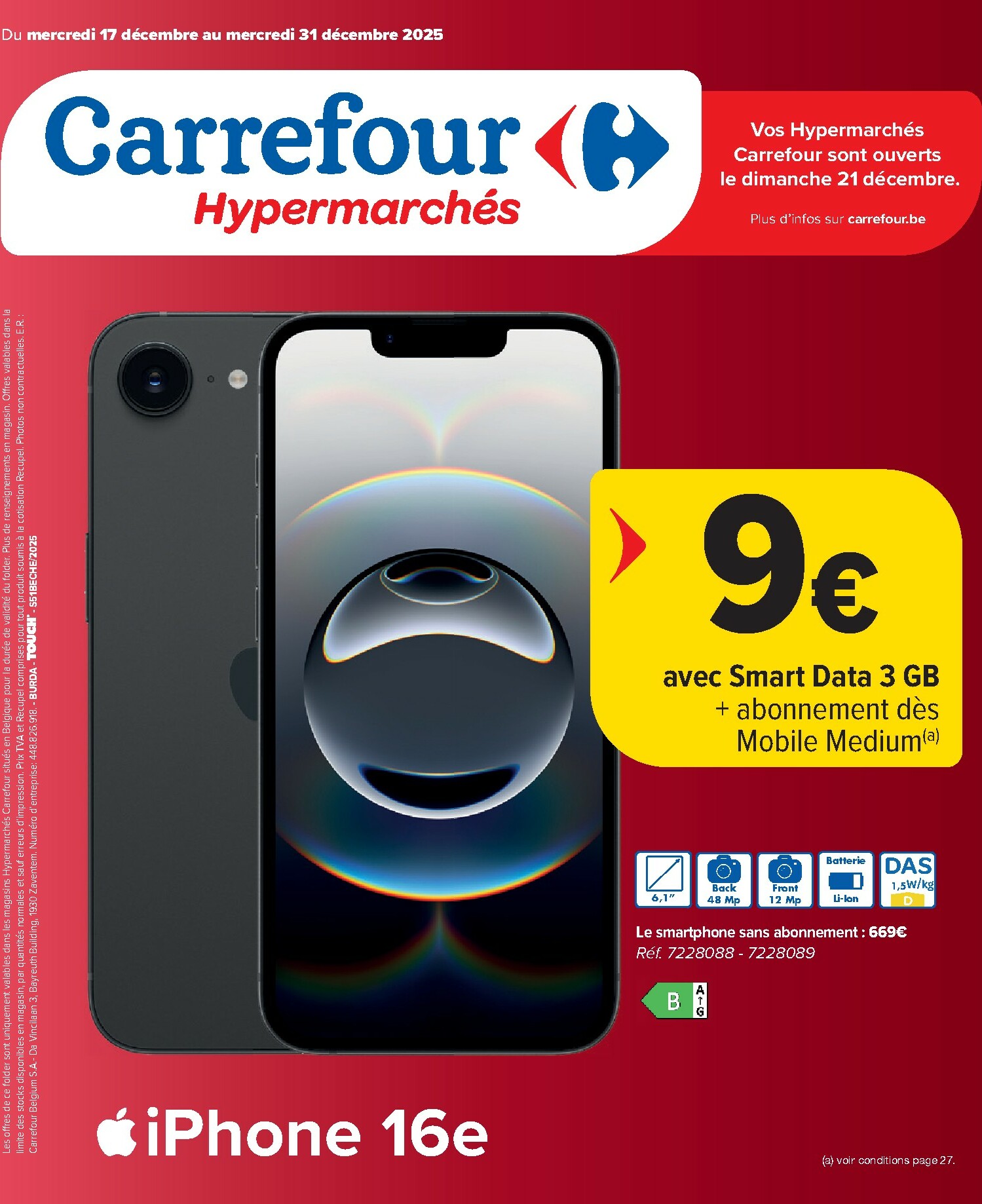 carrefour - De Carrefour Hypermarchés folder geldig vanaf 17/12 t/m 31/12