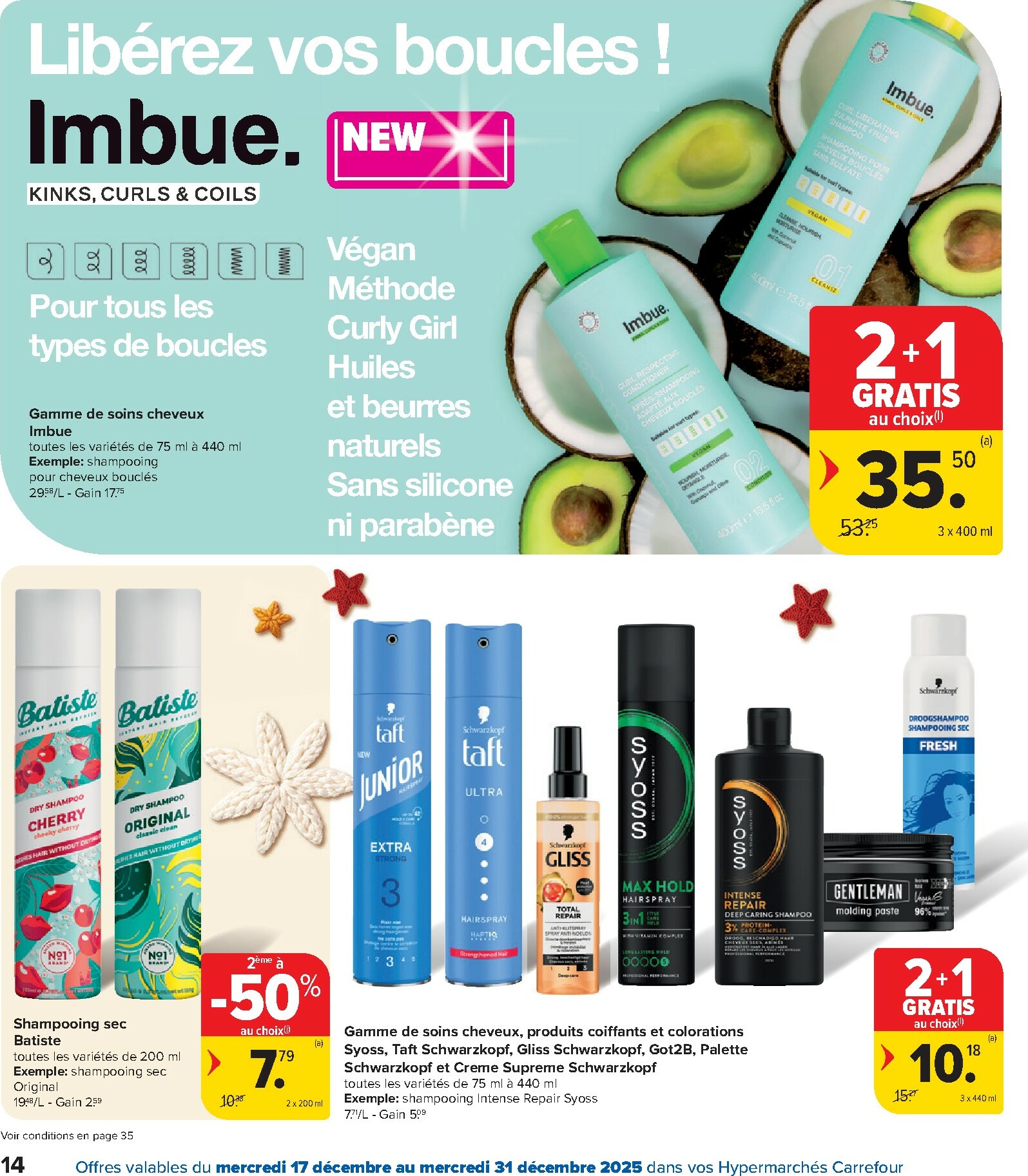 carrefour - De Carrefour Hypermarchés folder geldig vanaf 17/12 t/m 31/12 - page: 14