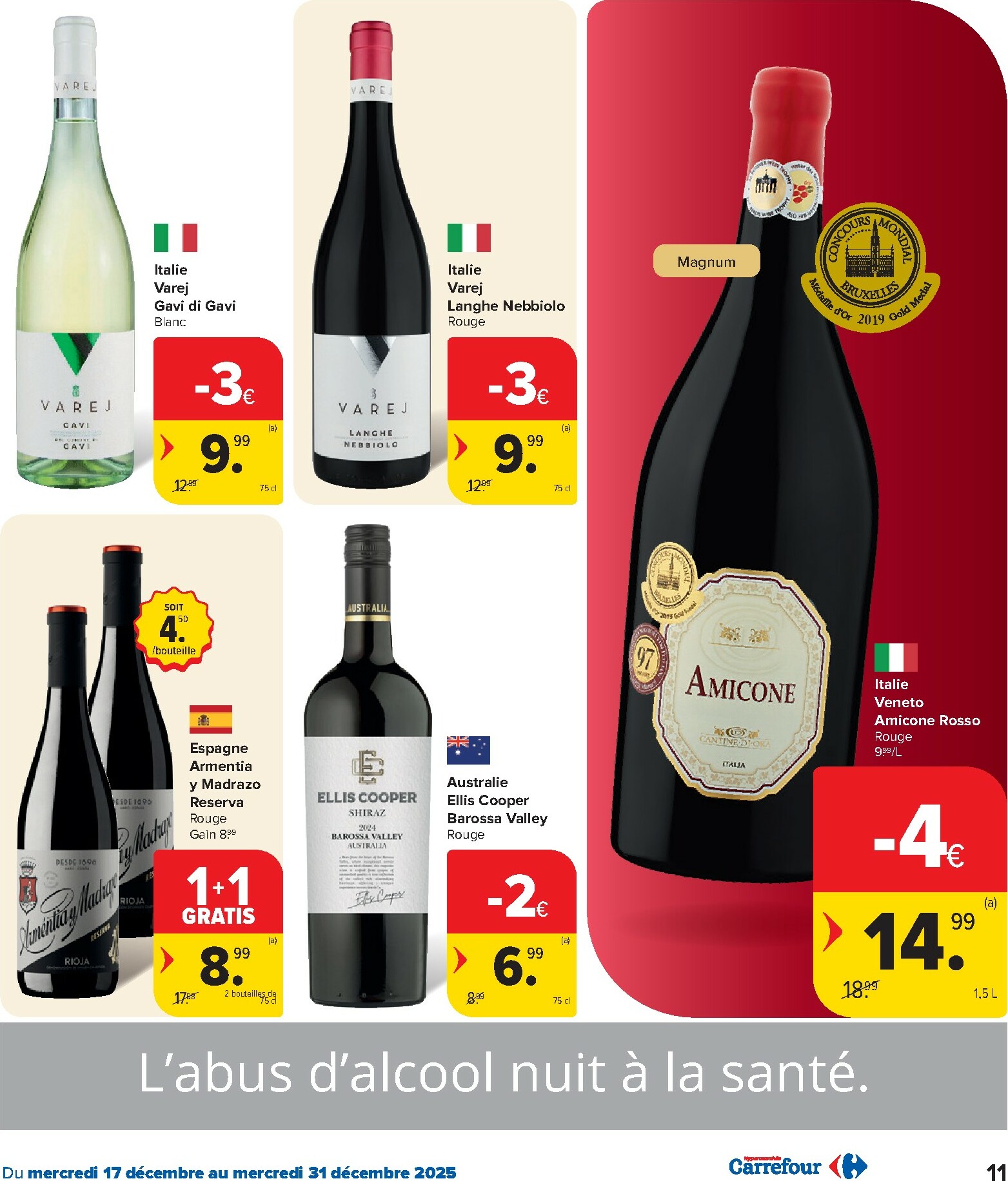 carrefour - De Carrefour Hypermarchés folder geldig vanaf 17/12 t/m 31/12 - page: 11