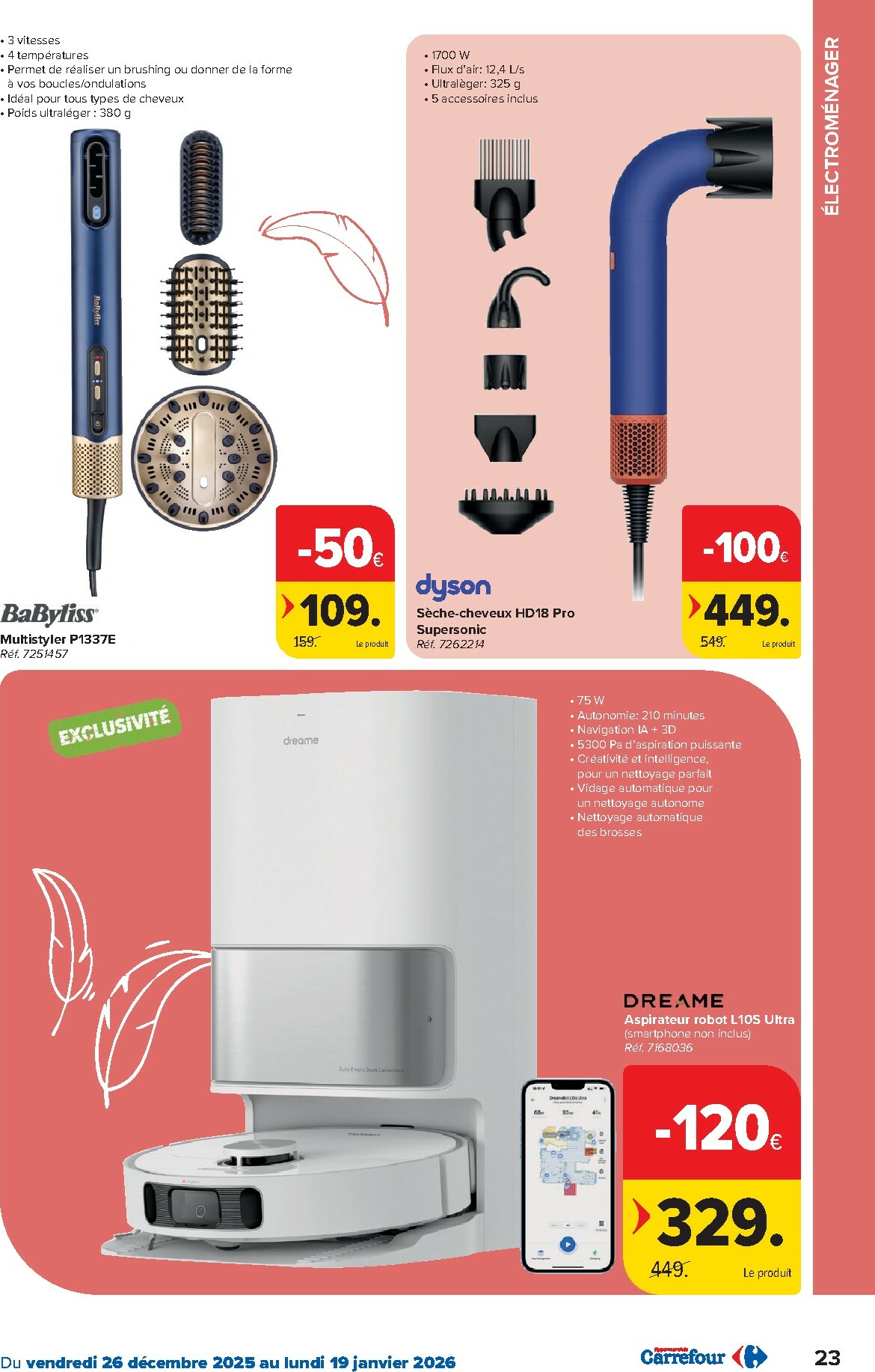 carrefour - De Carrefour Hypermarchés folder geldig vanaf 26/12 t/m 19/01 - page: 23